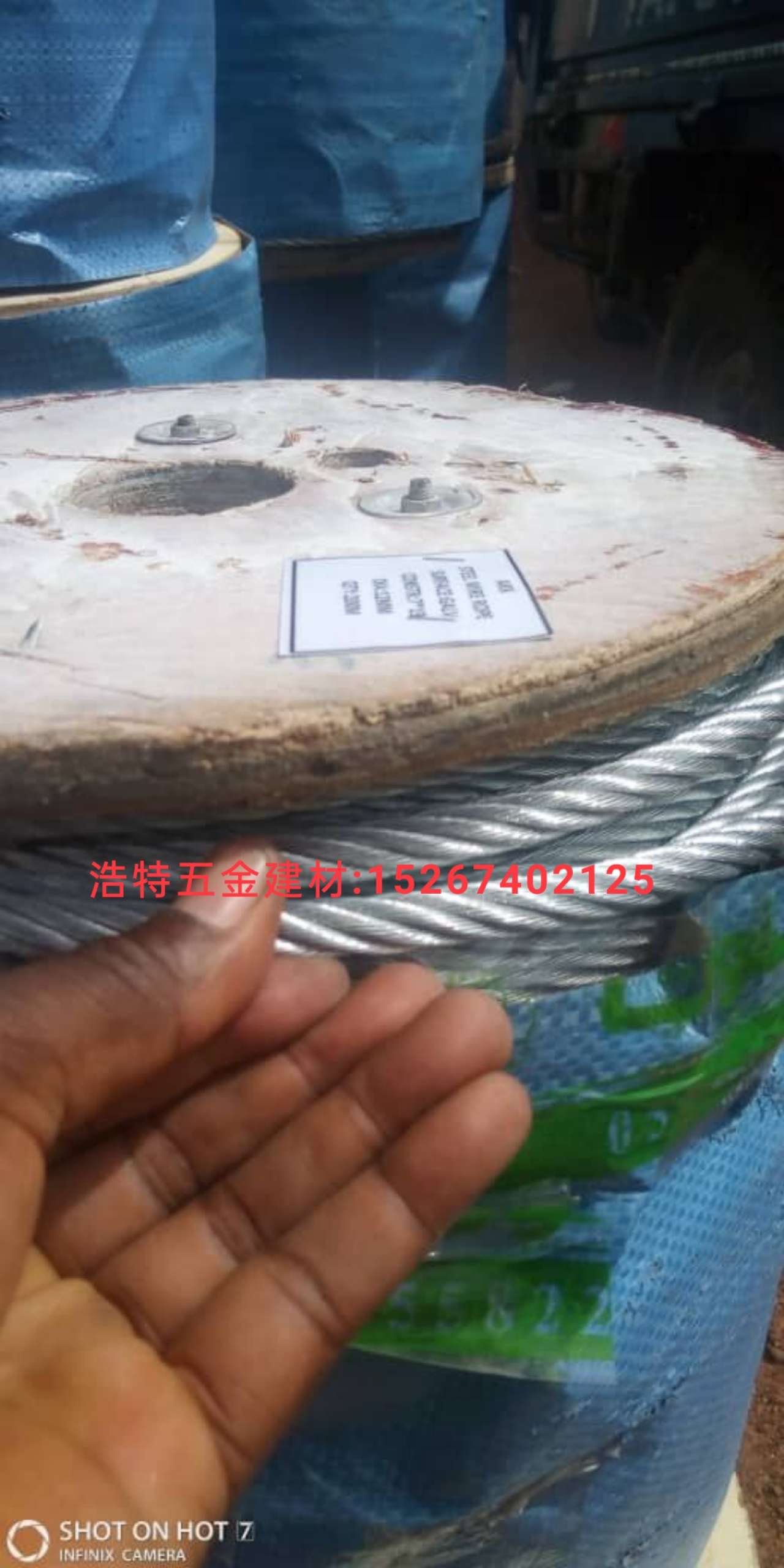 Wire rope Galvanized wire rope plastic coated wire rope oil wire rope Black oiled wire rope 4