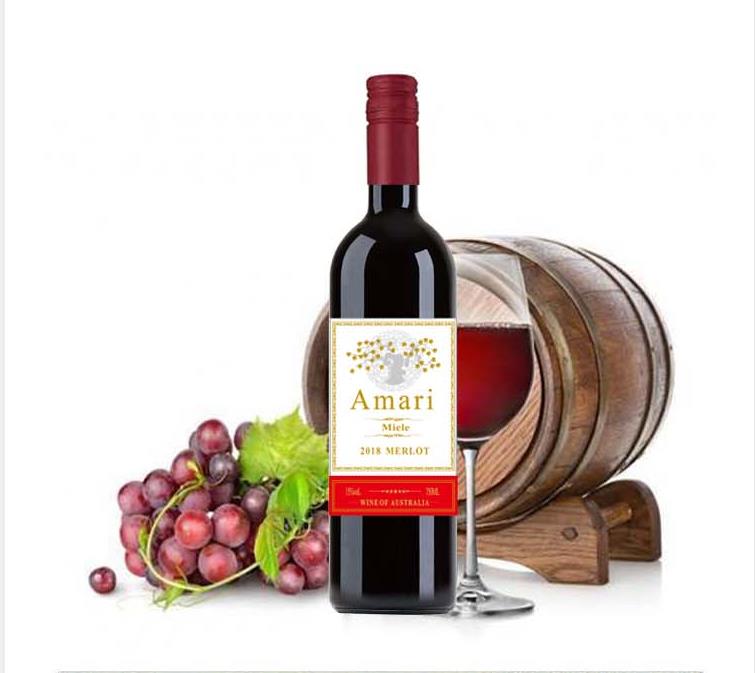 Australian original imported Merlot wine 750ml