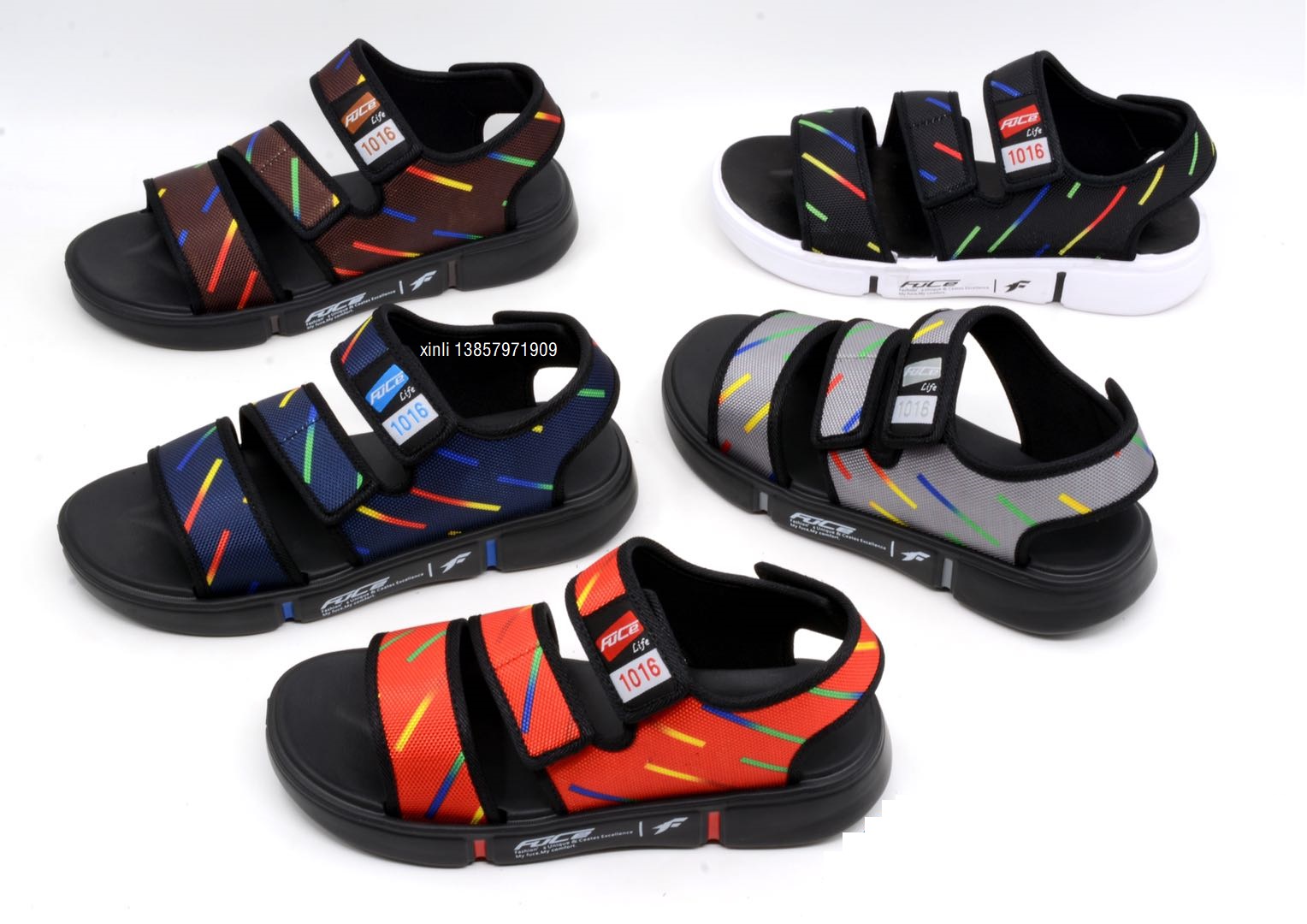 2017 new men's sandals factory direct casual beach shoes wholesale Vietnam slippers