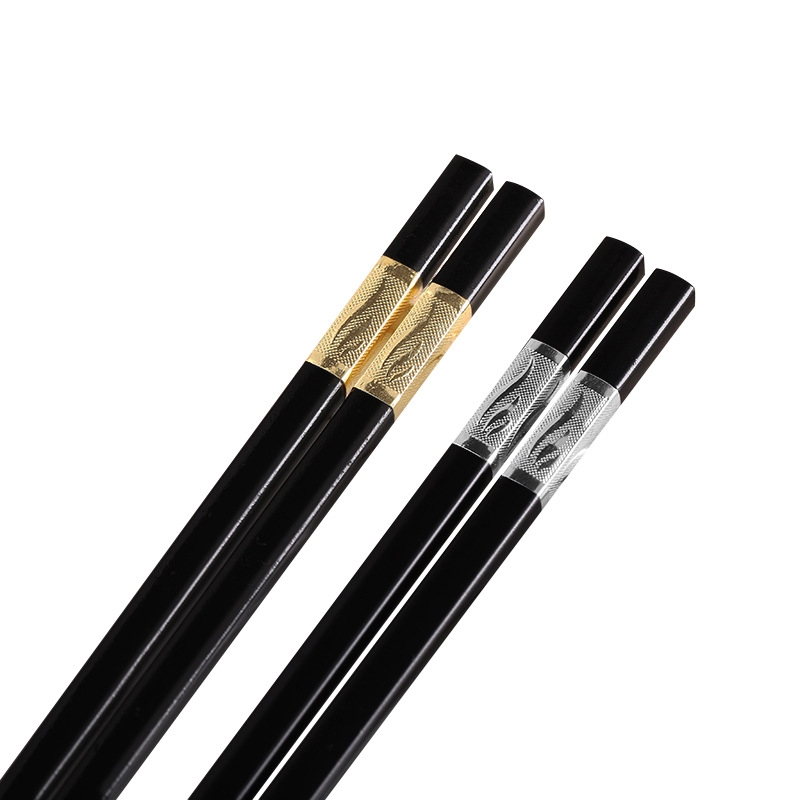 Gold three-leaf plastic head