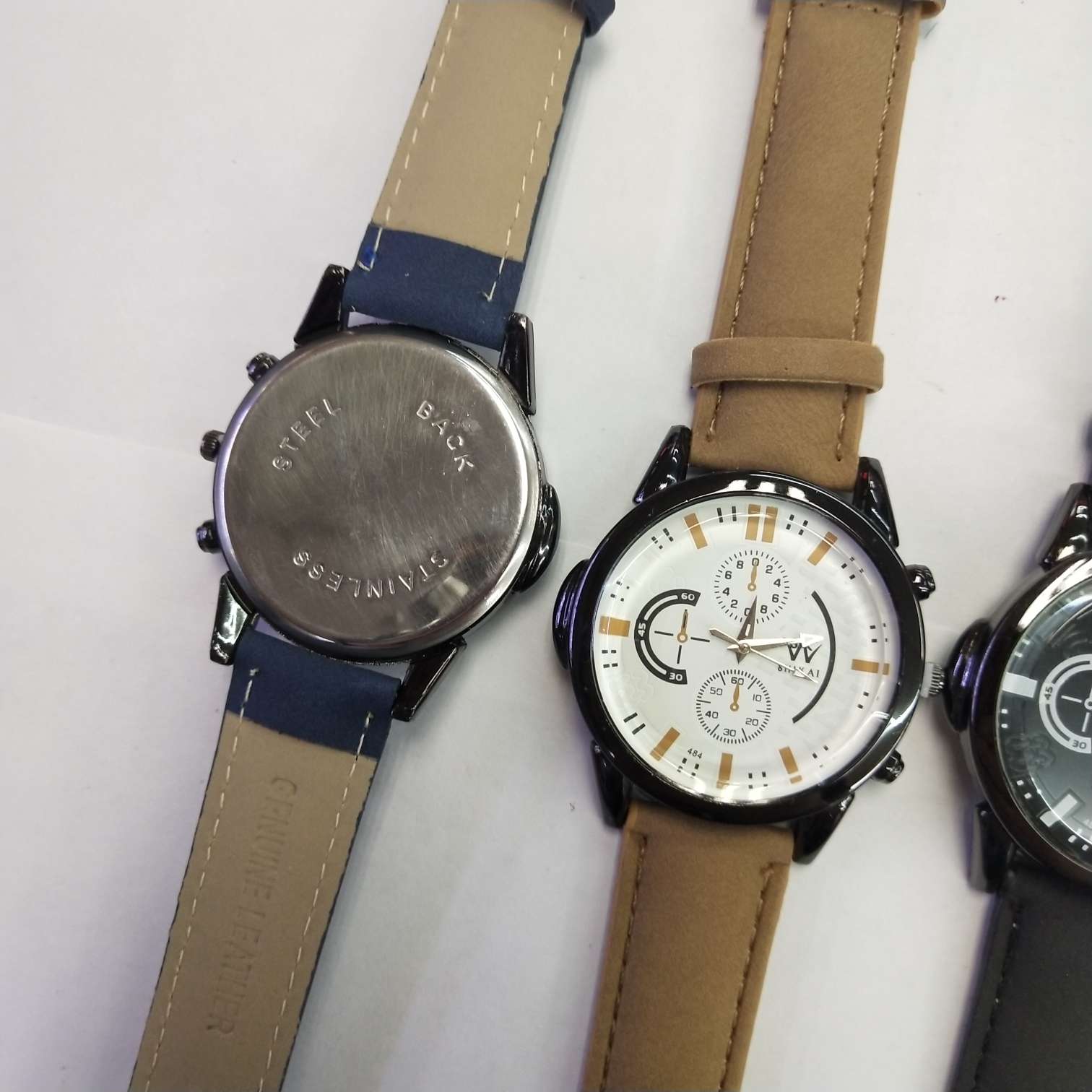 A high-quality, fashionable, simple and elegant adult watch with a large dial in multiple colors Specification image