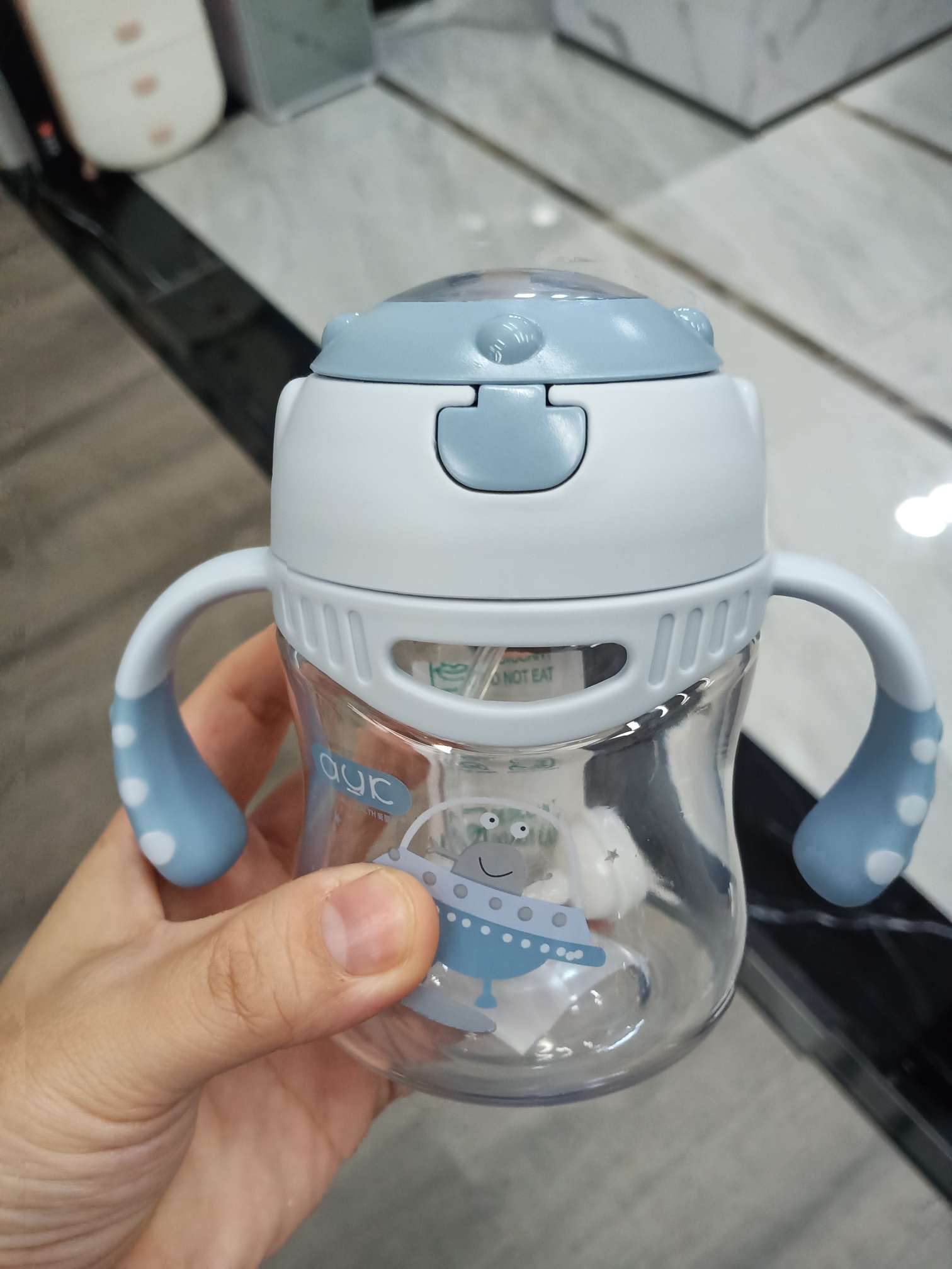 Children's cartoon shape environmental protection plastic cup high-grade material full figure