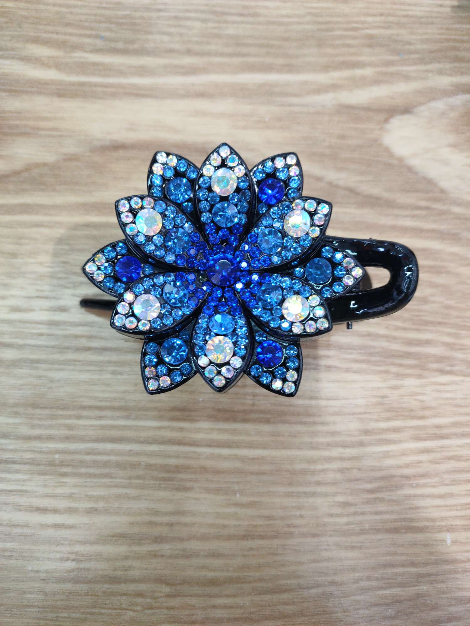 Three Teeth Clip Duck Bill Clip Top Clip Hair Clip Female Adult Hair Accessories Rhinestone Disc Hair Mother Hair Clip undefined