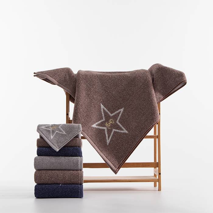 8423 AB纱星星面巾 规格34*73 克重105g/条