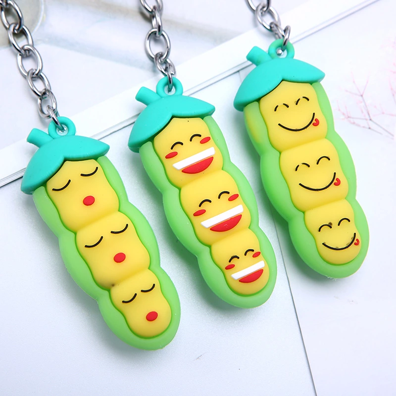 ins influencer unicorn PVC soft rubber bell keychain, car bag pendant, street stall promotion keychain gift undefined