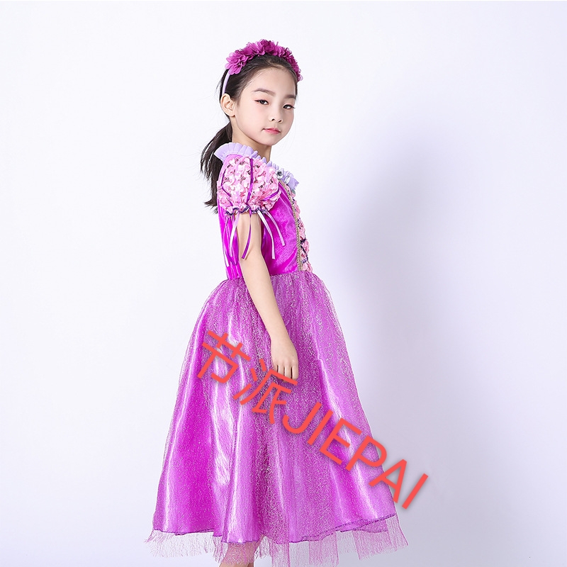 女童服装，公主裙儿童表演服装派对服装,儿童女裙，表演道具服详情图3