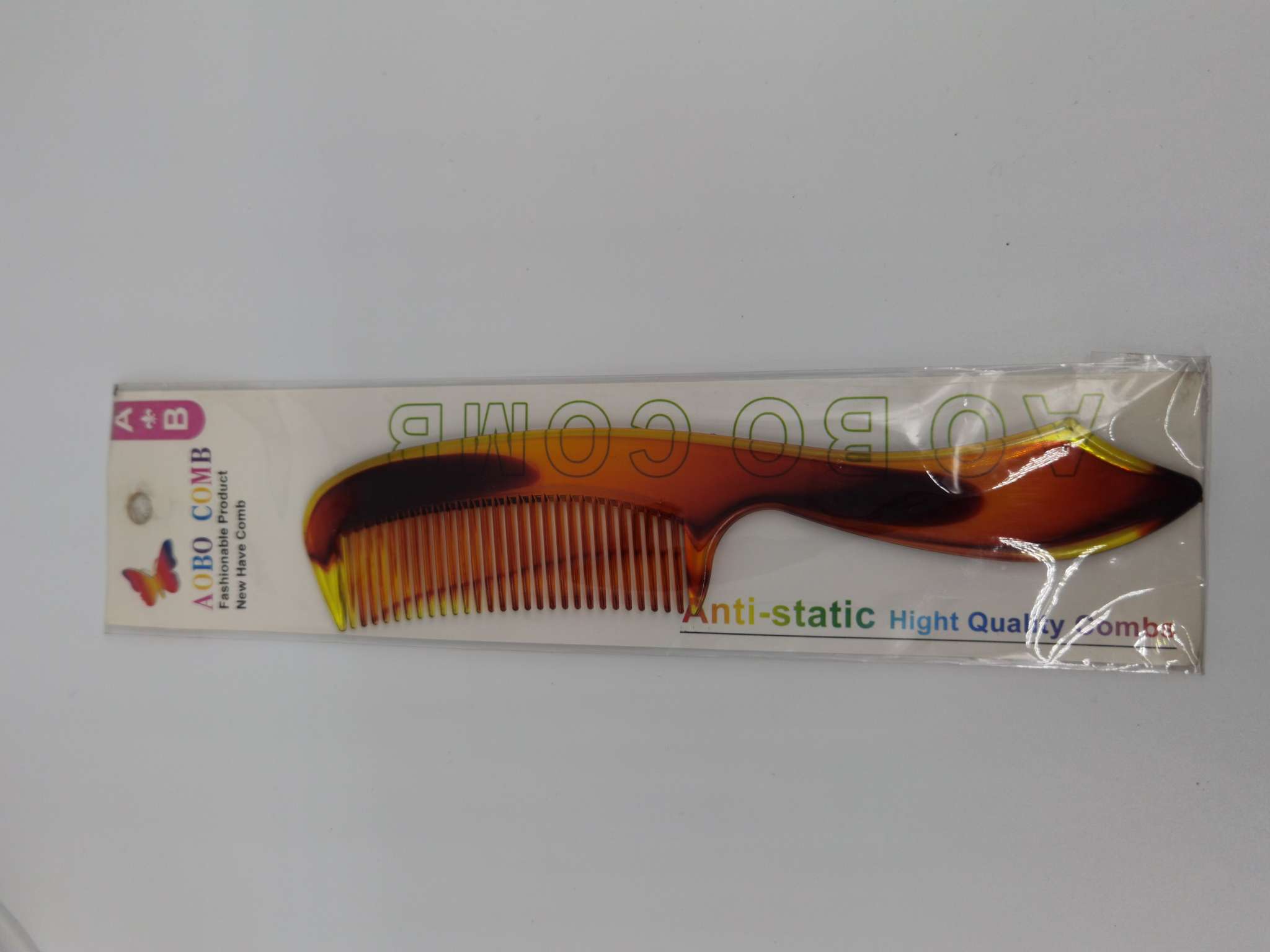 Amber Fashion Flat Comb Item Picture