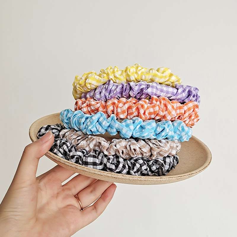Check hair hoop female jokey out web celebrity sen hair ornament South Korea pressure hair anti-slip back hanging web celebrity hair card thumbnail