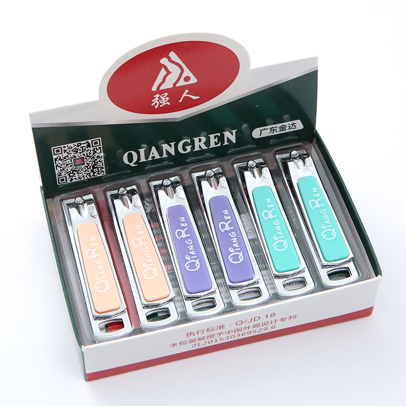 Stainless steel nail clippers, strong nail clippers 6613 large nail clippers, high-end flat nail clippers