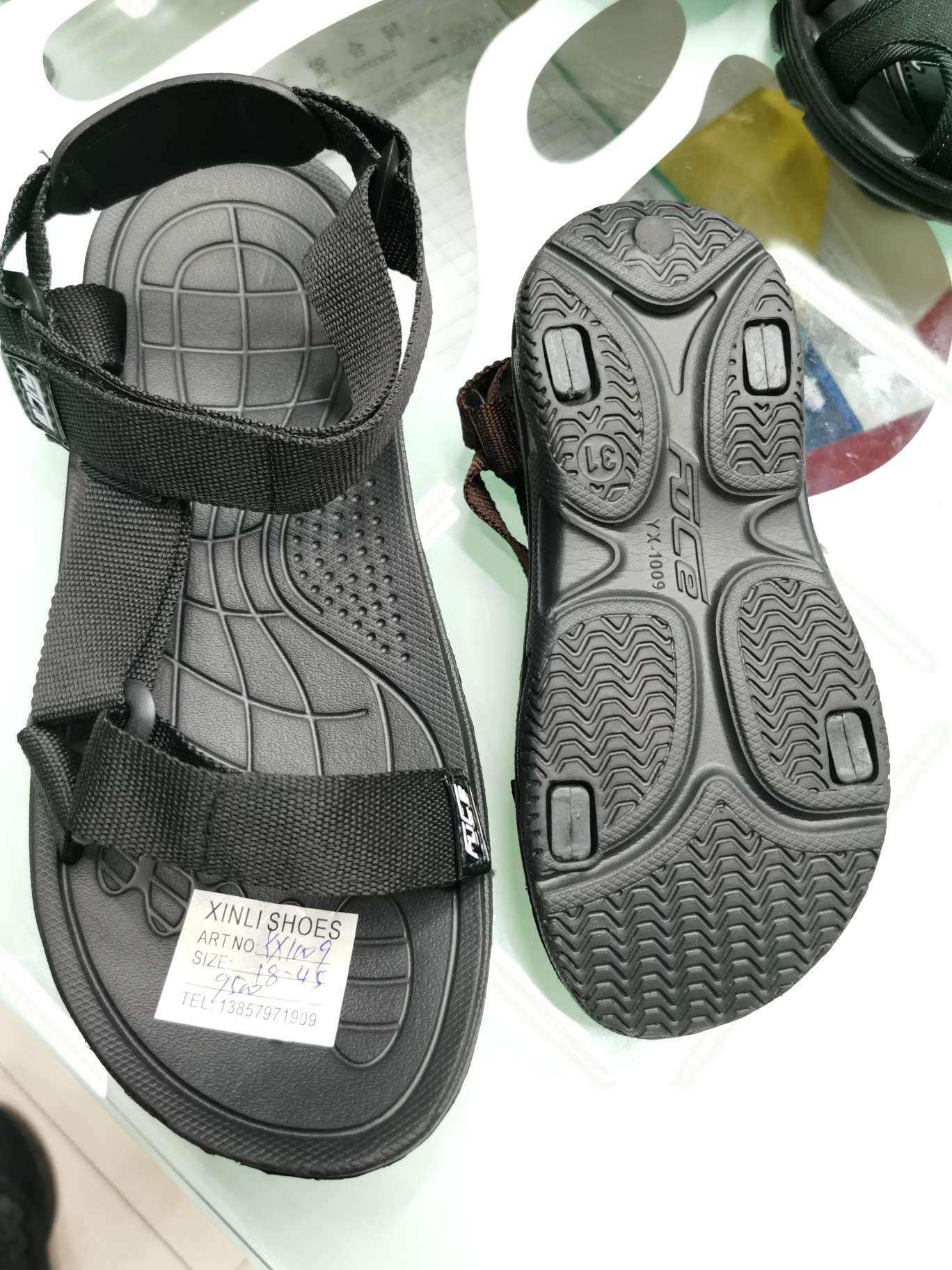 EVA sole beach sandals, ribbon sandals