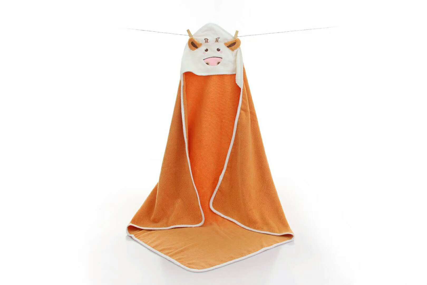 32股毛圈小牛抱被90*90详情图6