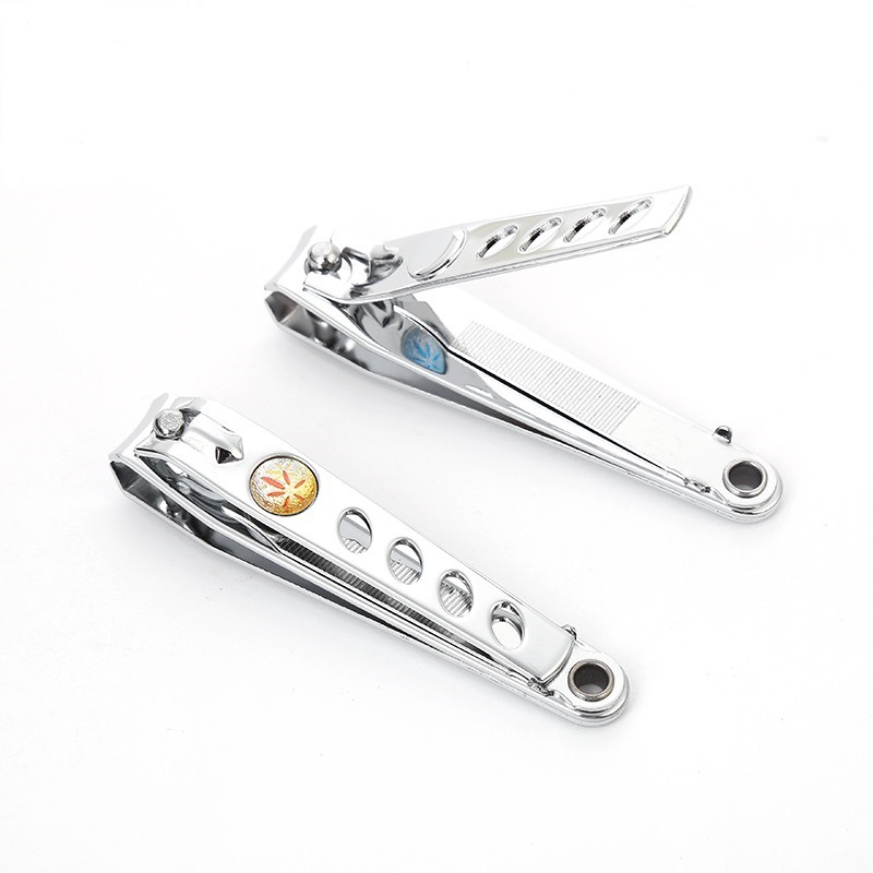 Wholesale genuine Qiangren 618T large flat-mouth nail clippers, multi-functional nail clippers, stainless steel nail knives Specification image