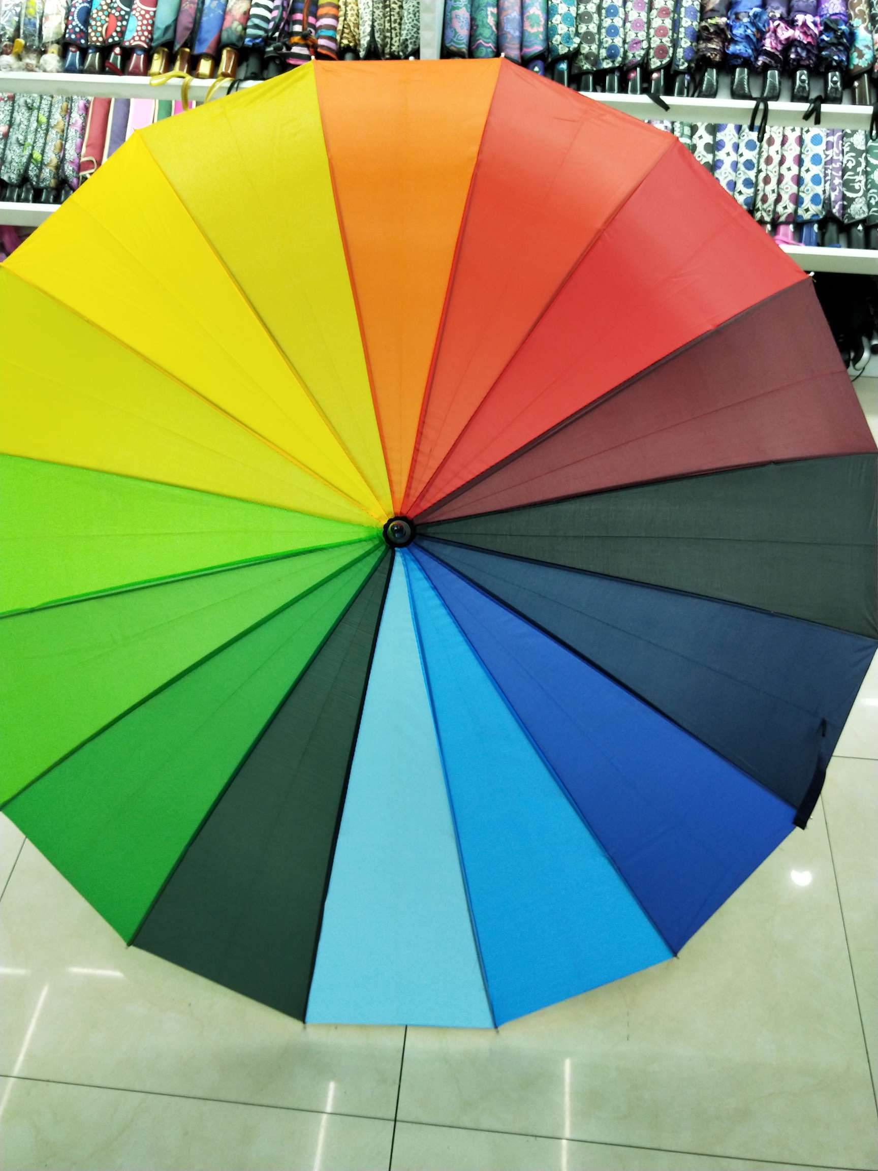 75 cm 16K rainbow umbrella Specification image