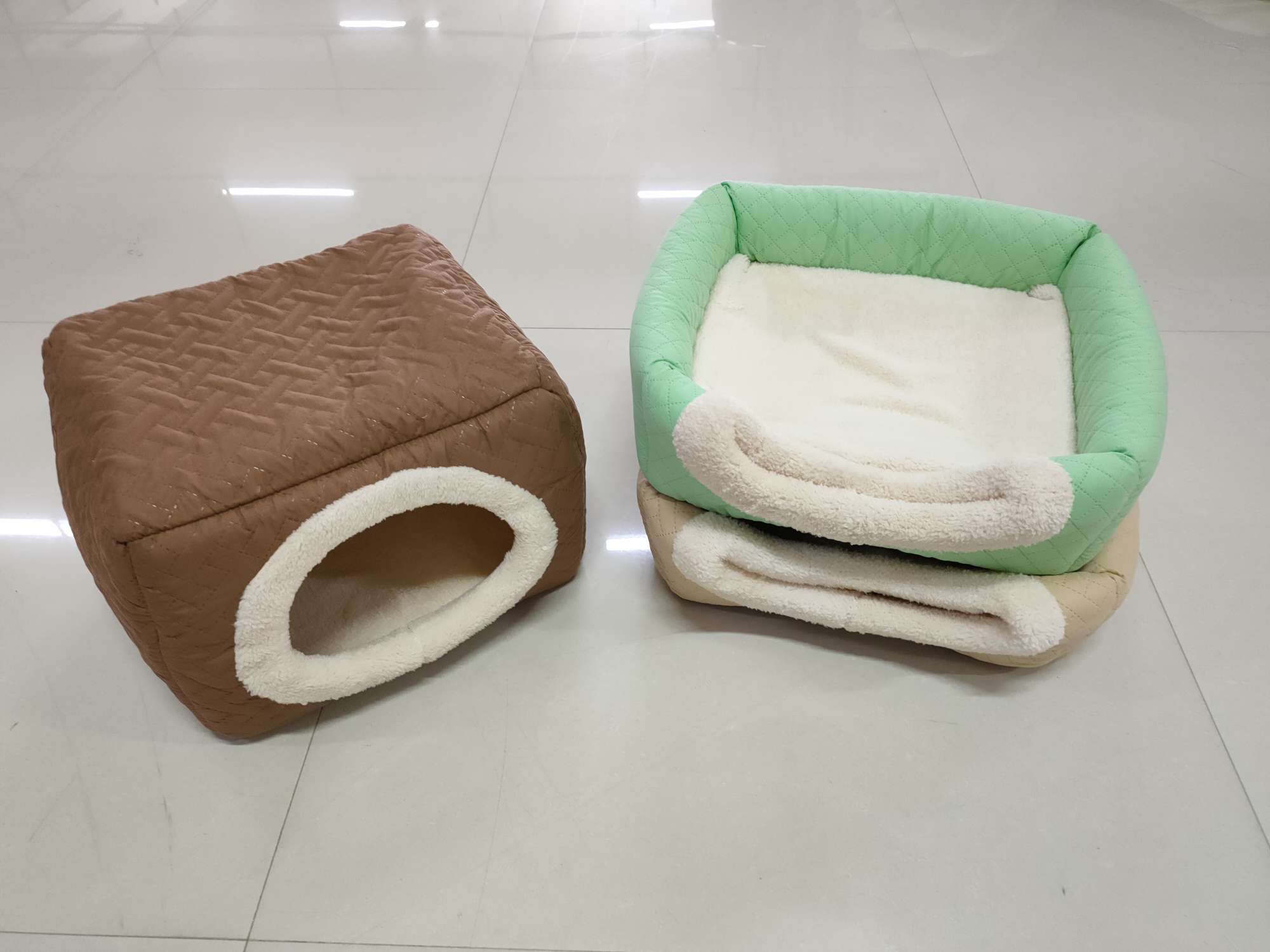 新款四方两用狗窝春秋通用猫窝贵宾泰迪比熊柯基等小型犬年幼小奶猫宠物窝垫厂家直销