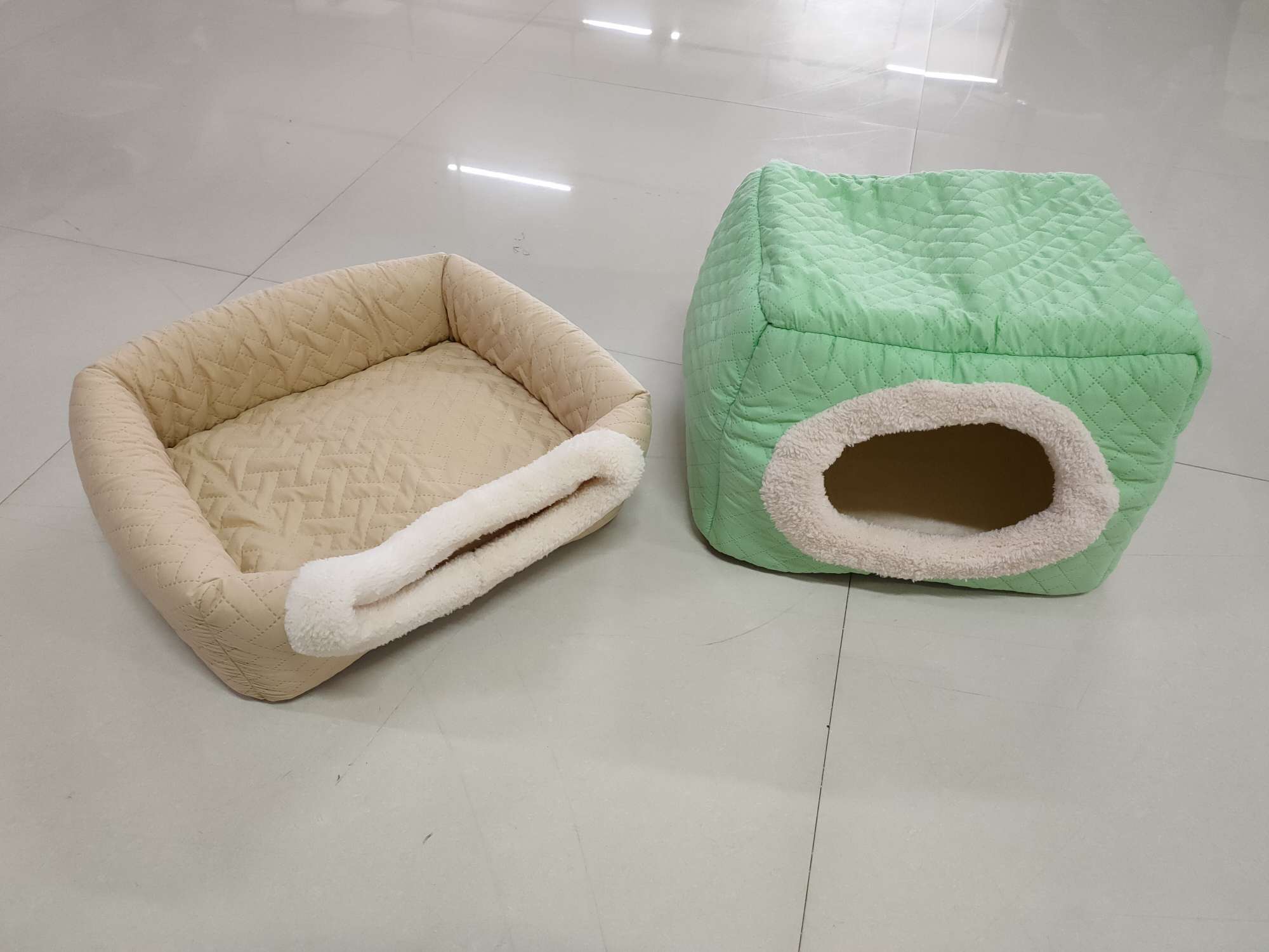 新款四方两用狗窝春秋通用猫窝贵宾泰迪比熊柯基等小型犬年幼小奶猫宠物窝垫厂家直销详情图6