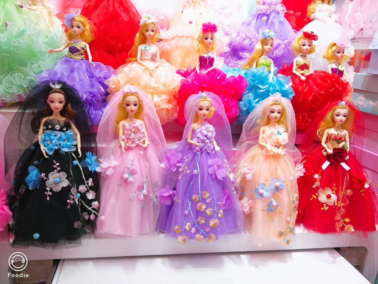 刺绣炫舞白底实物图