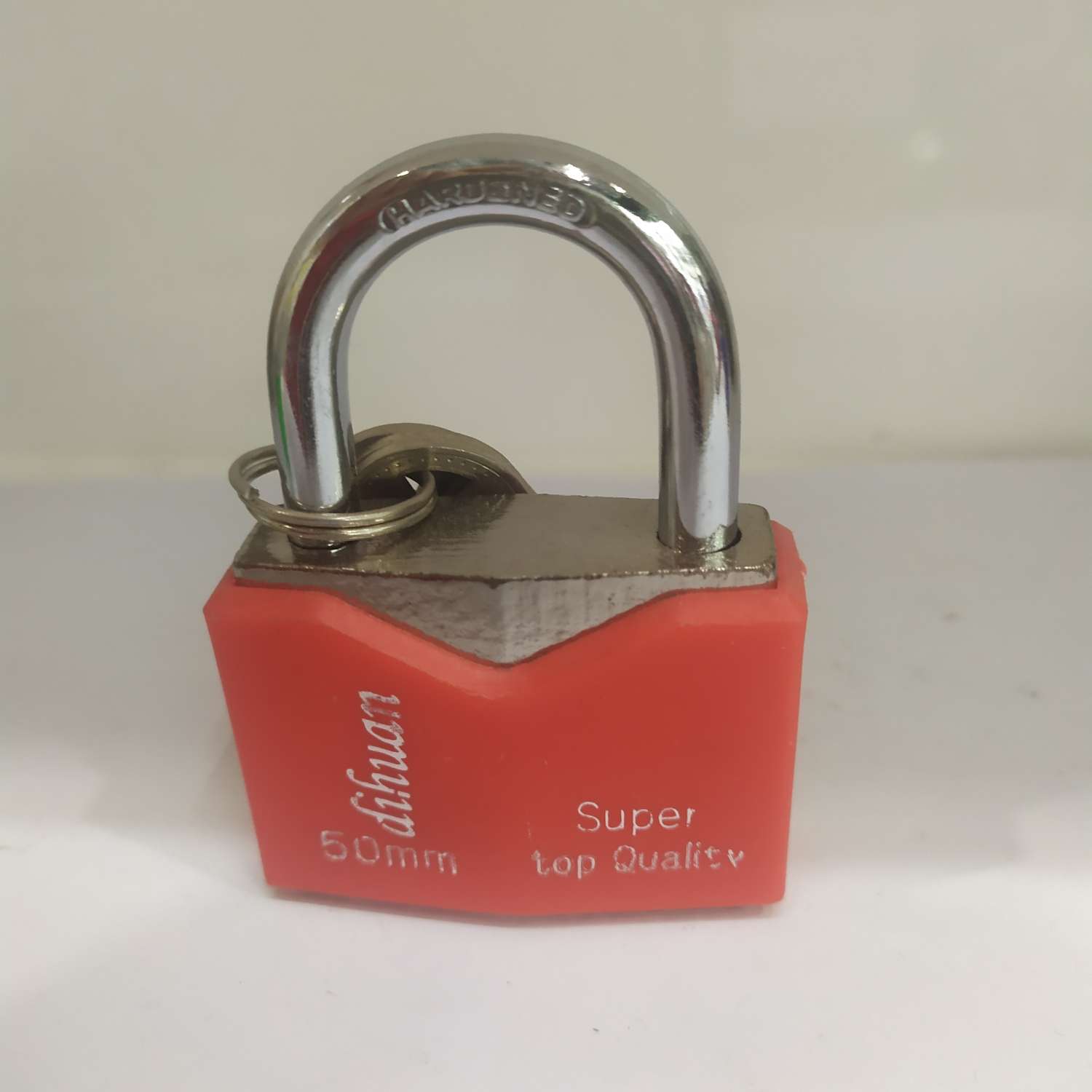 50mm rhomboid semi-plastic shell padlock