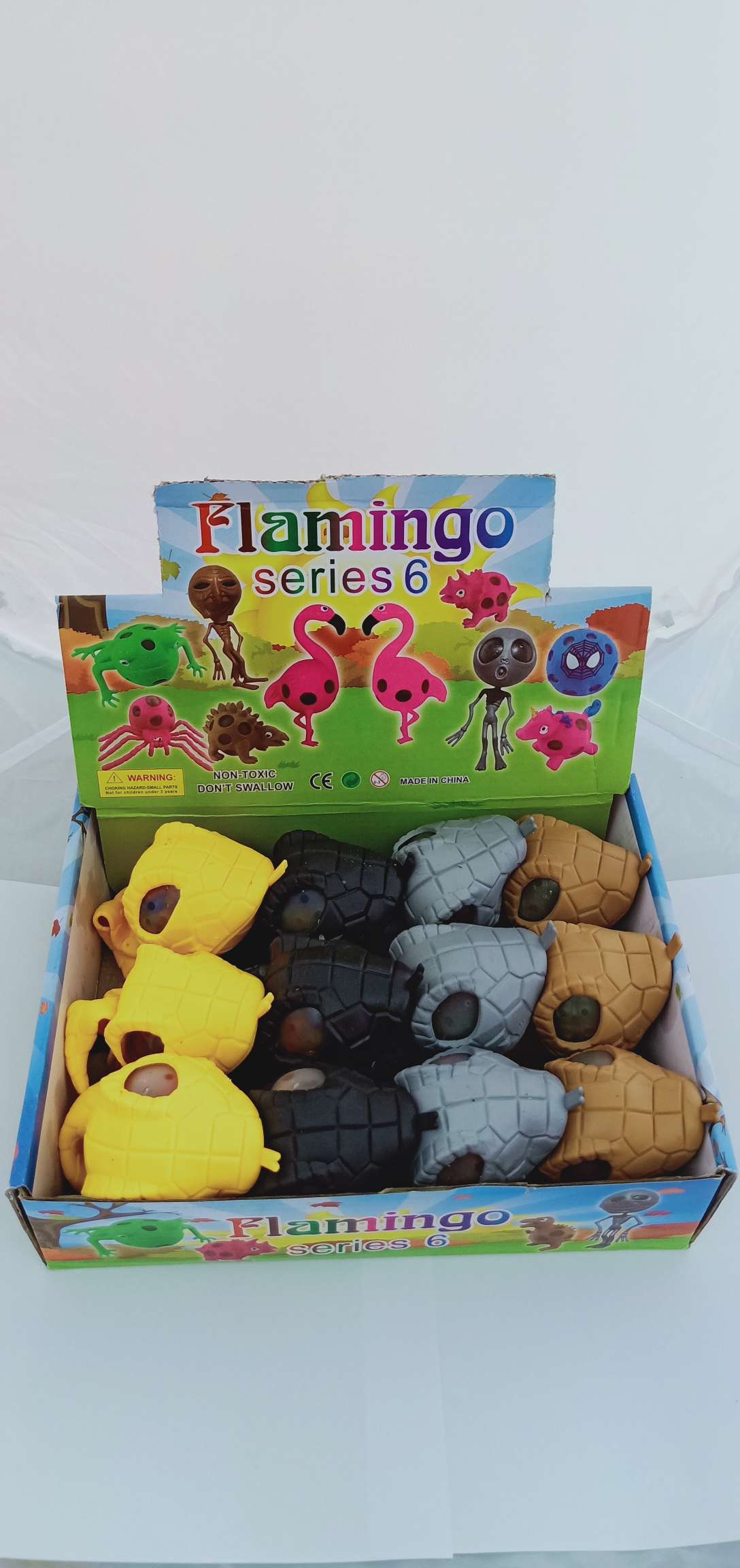 发泄挤压泡大珠减压大头蛇白底实物图