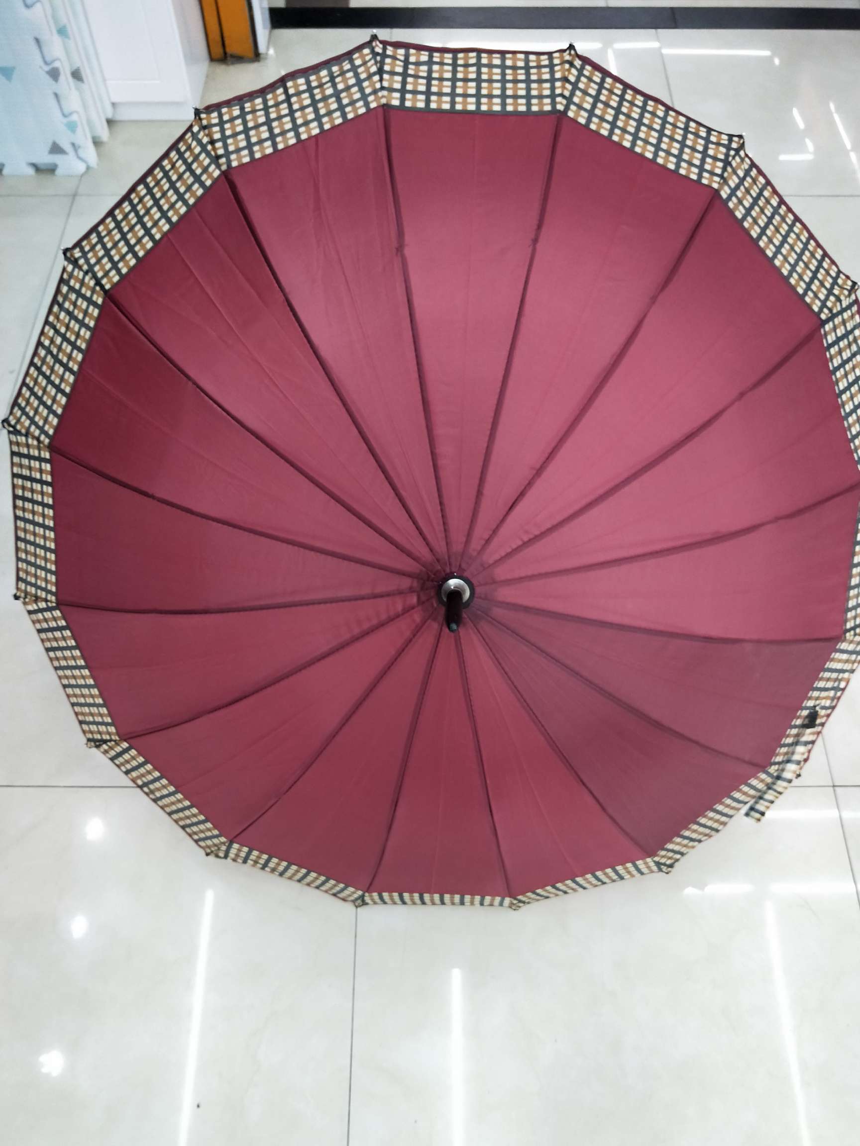 56 cm 16K single-color edge umbrella details Picture
