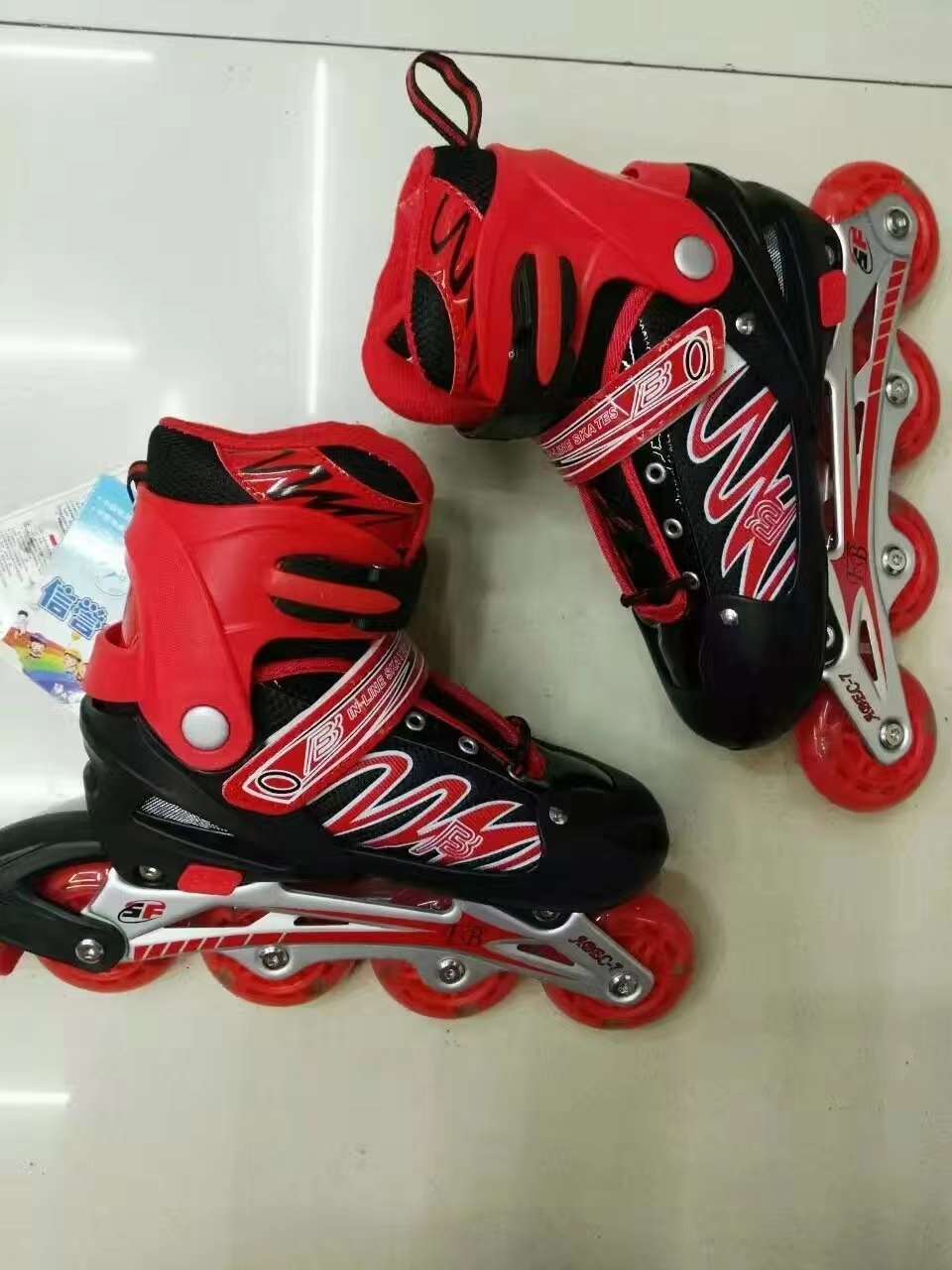 Roller Skates Roller Skates Pvc Single Flash Wheel Specification drawing
