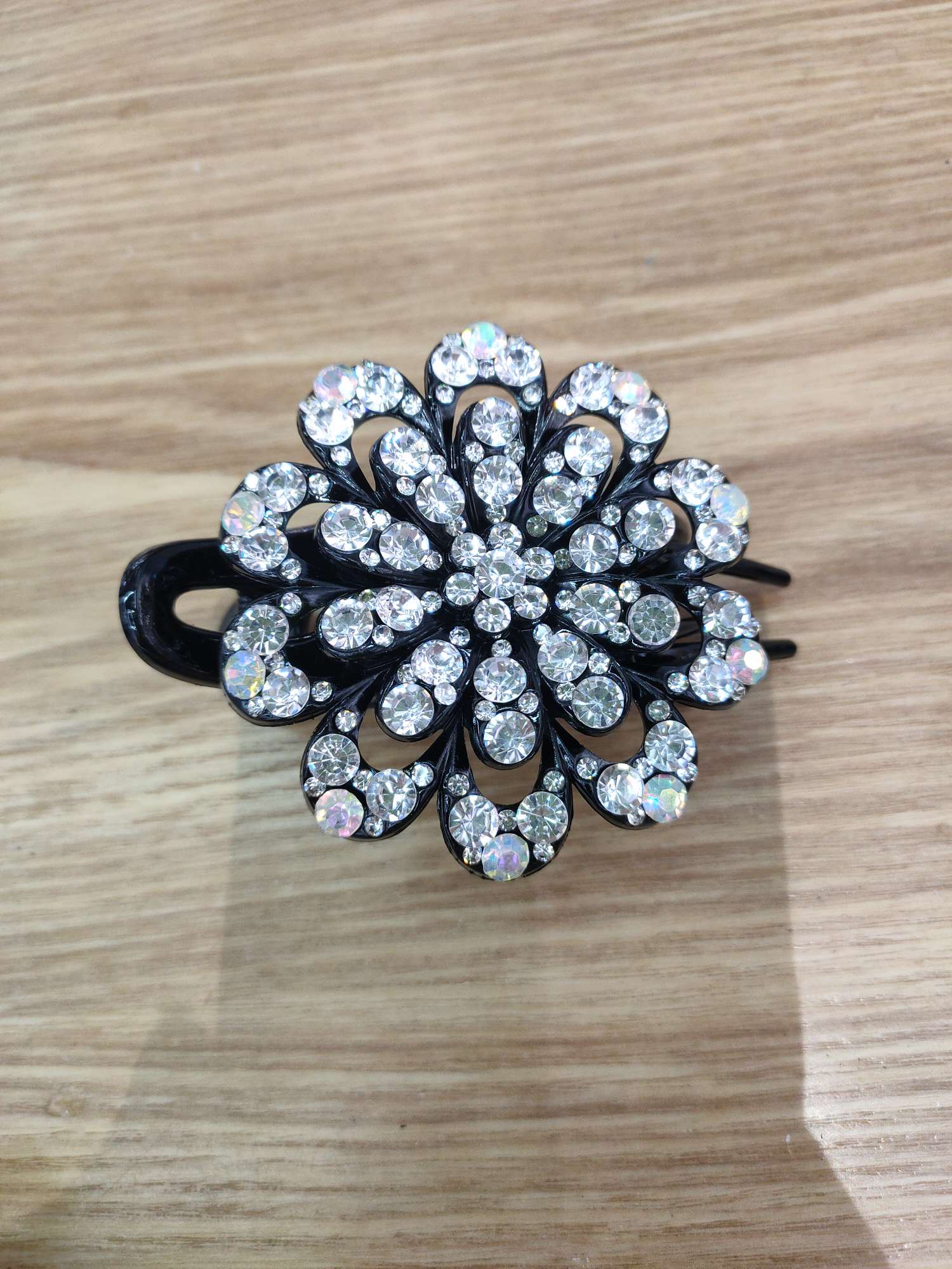 South Korea Hairpin Clip Instagram Clip Net Red Three Teeth Clip Big Lace Clip Female Adult Hair Clip Clip Head Accessories details Picture