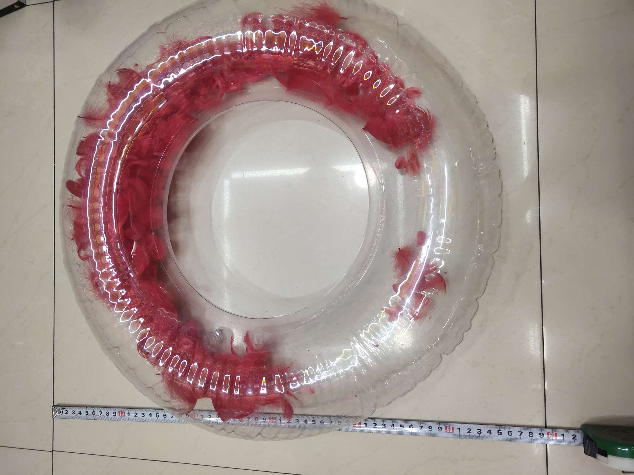 Wholesale of swimming ring toys with feathers Specification image