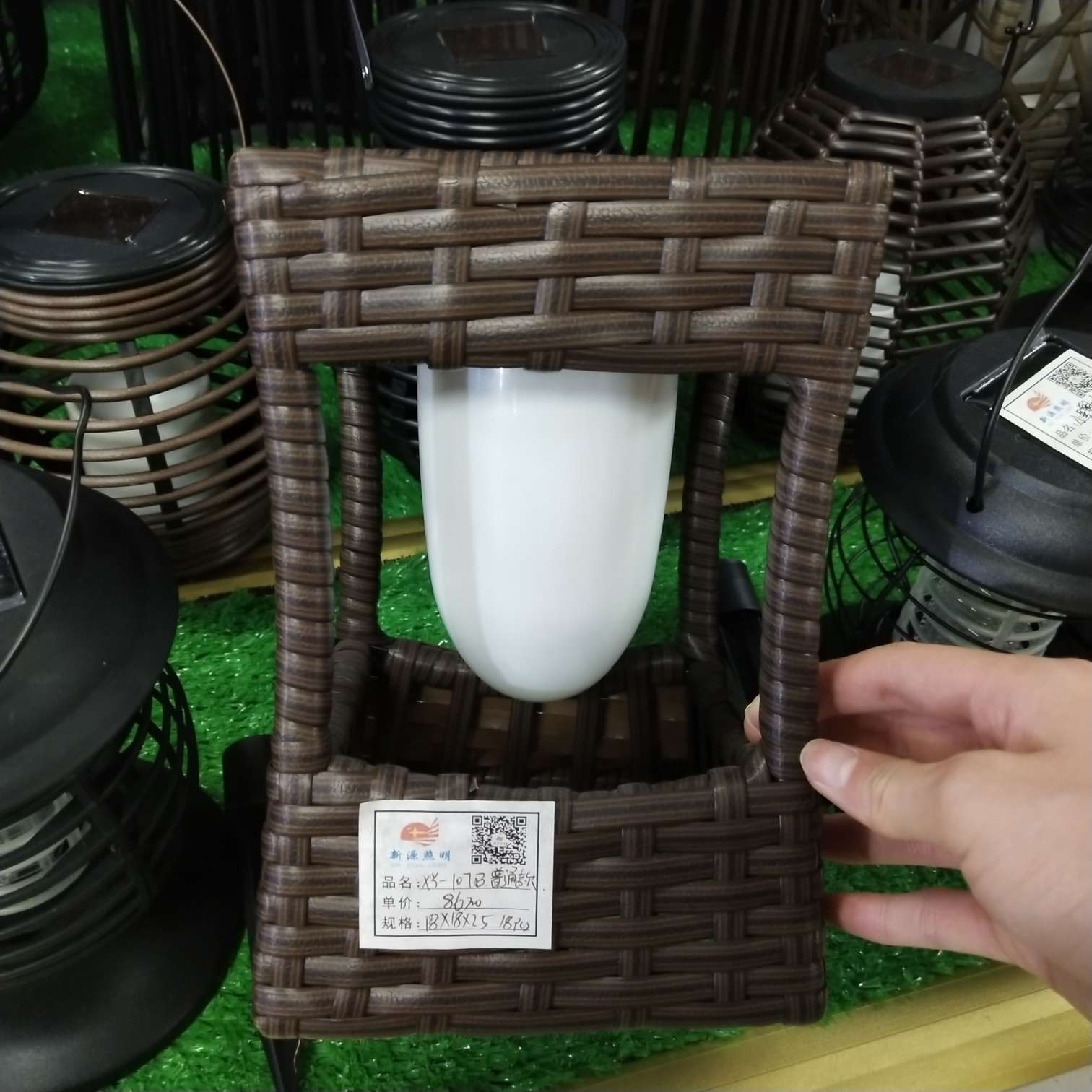 火焰款草坪灯产品图