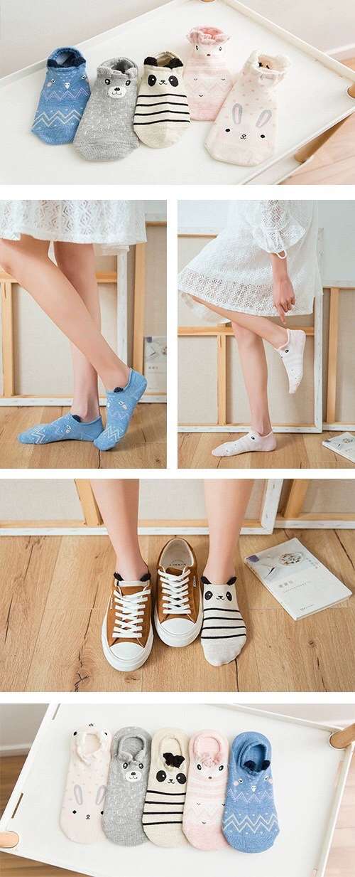 3703时尚韩版女船袜详情图6