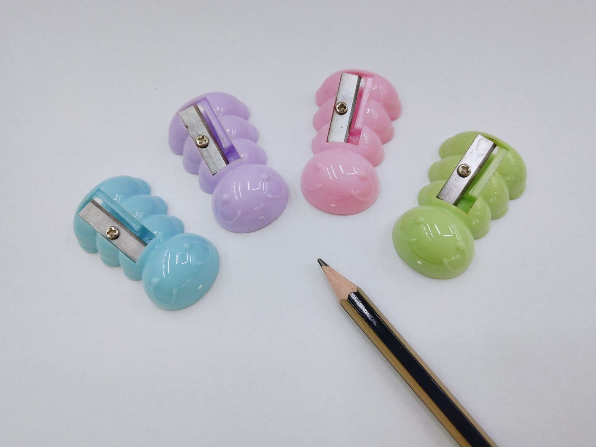 Caterpillar 857 pencil Sharpener Mini pencil sharpener children and primary school students with a pencil sharpener portable lovely metal small portable simple pencil sharpener small drawing color lead pencil sharpener pencil sharpener plane thumbnail