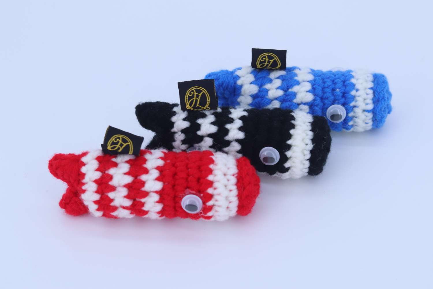 Cat toys, cat teasing little fish, cat self-entertainment products, handmade crochet yarn, cat little fish toys, durable and educational undefined