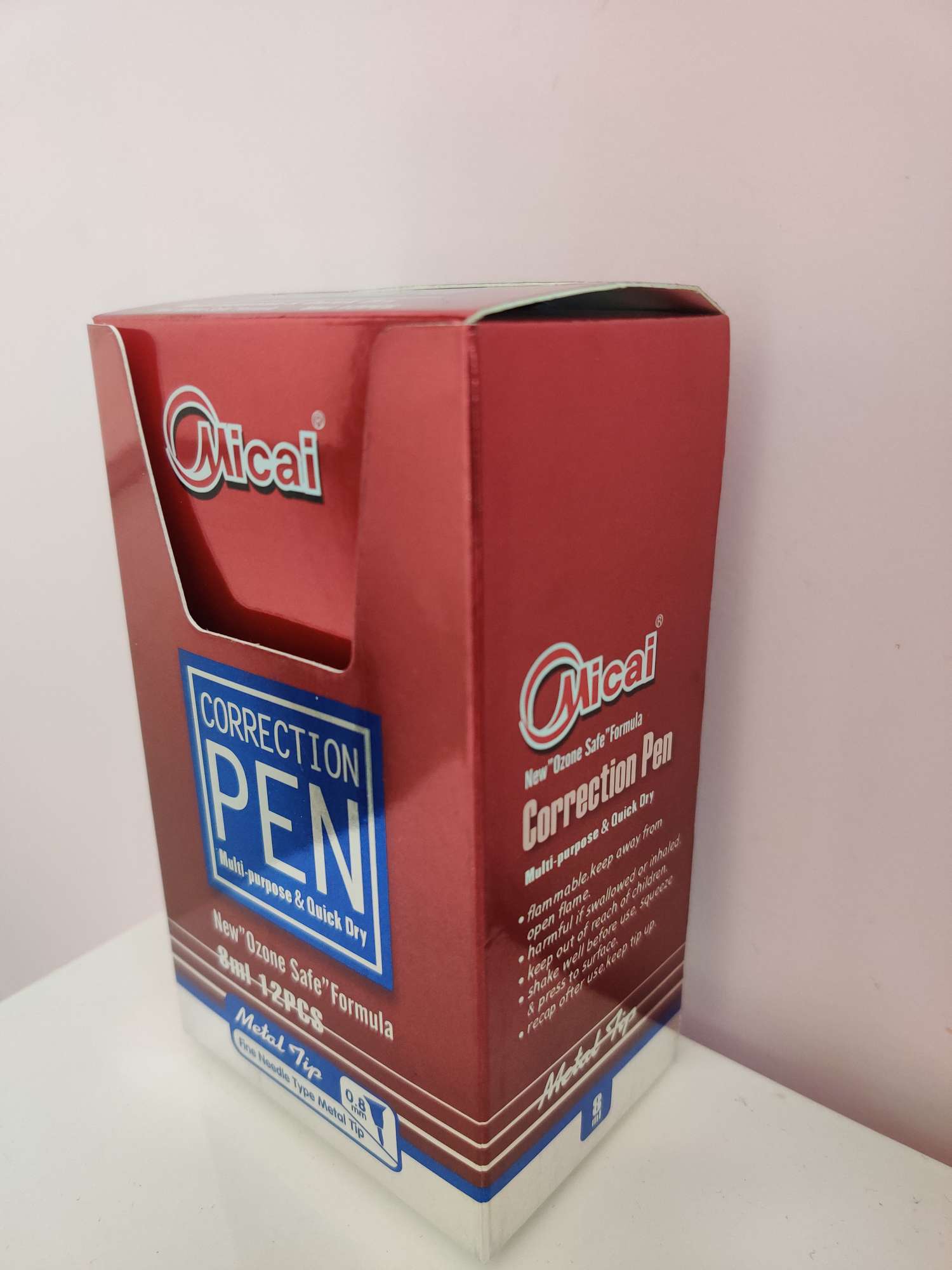 修正液包装盒产品图