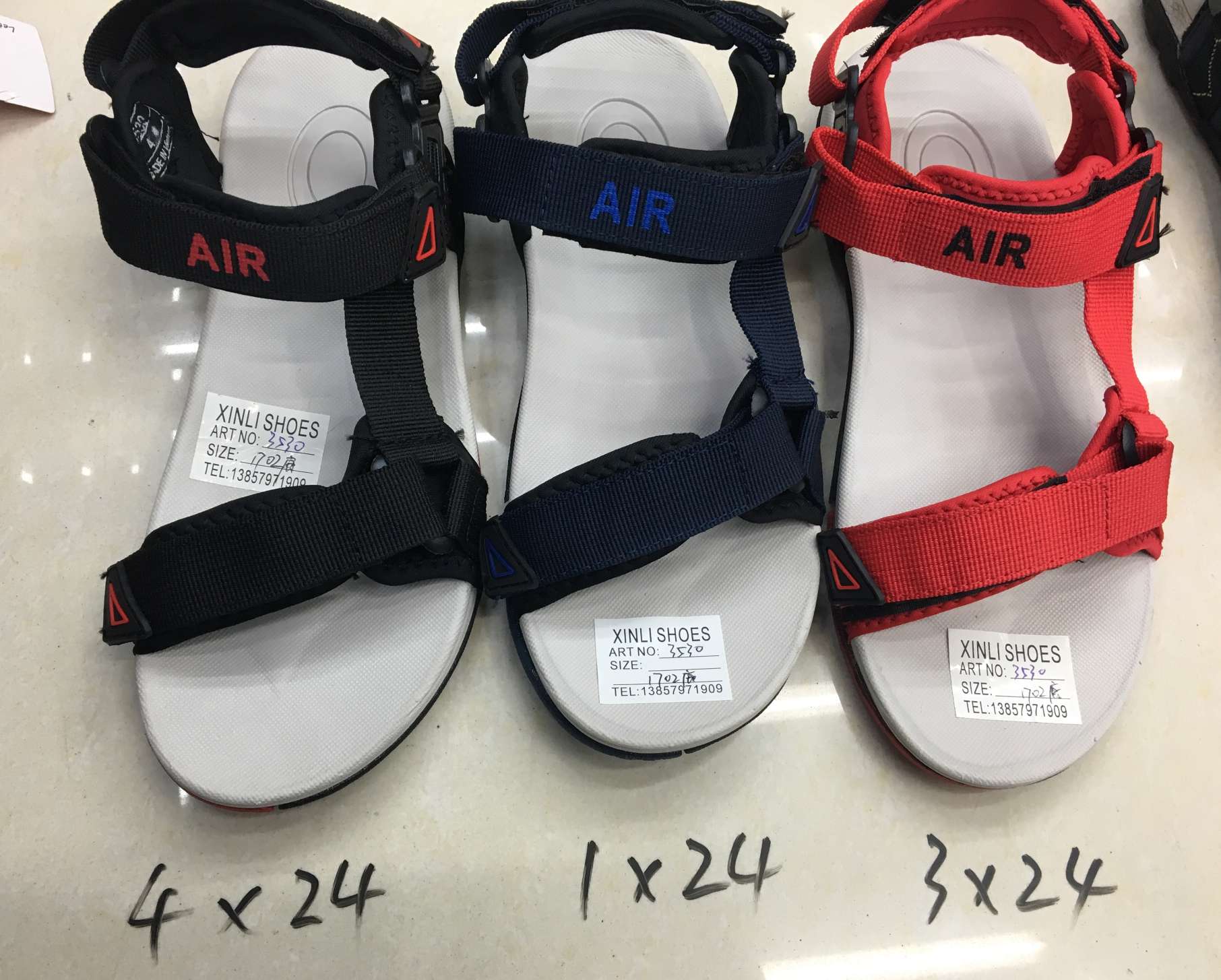 Menshoes 潮流织带设计防滑拖鞋男夏季沙滩凉鞋TPR大底MD中底 2716款