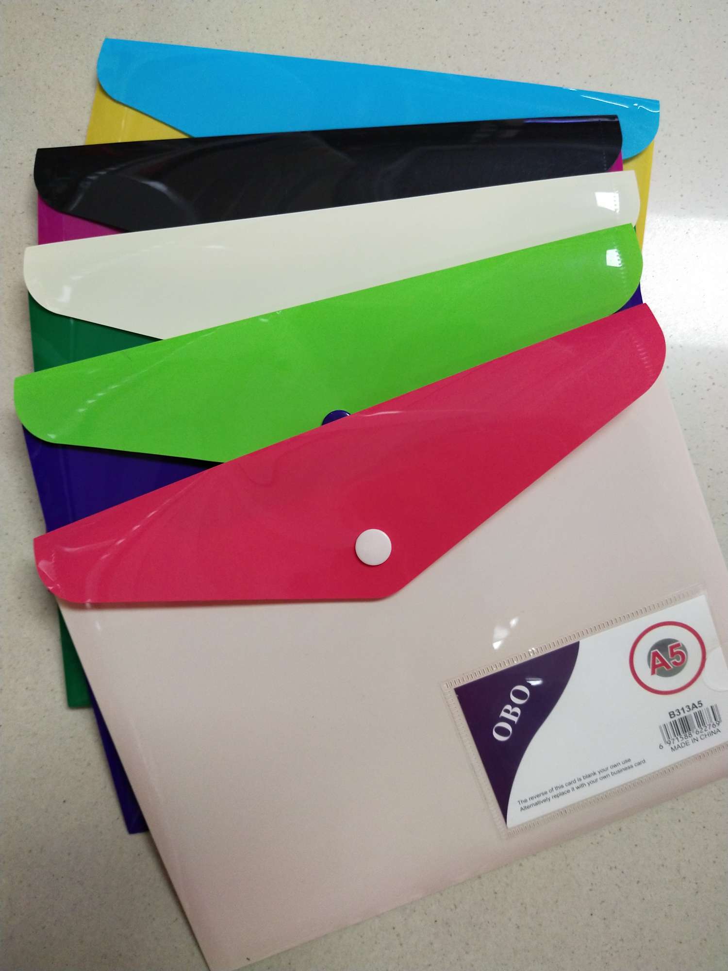 A5 File bag Paper papers paper storage bag B313 Specification drawing