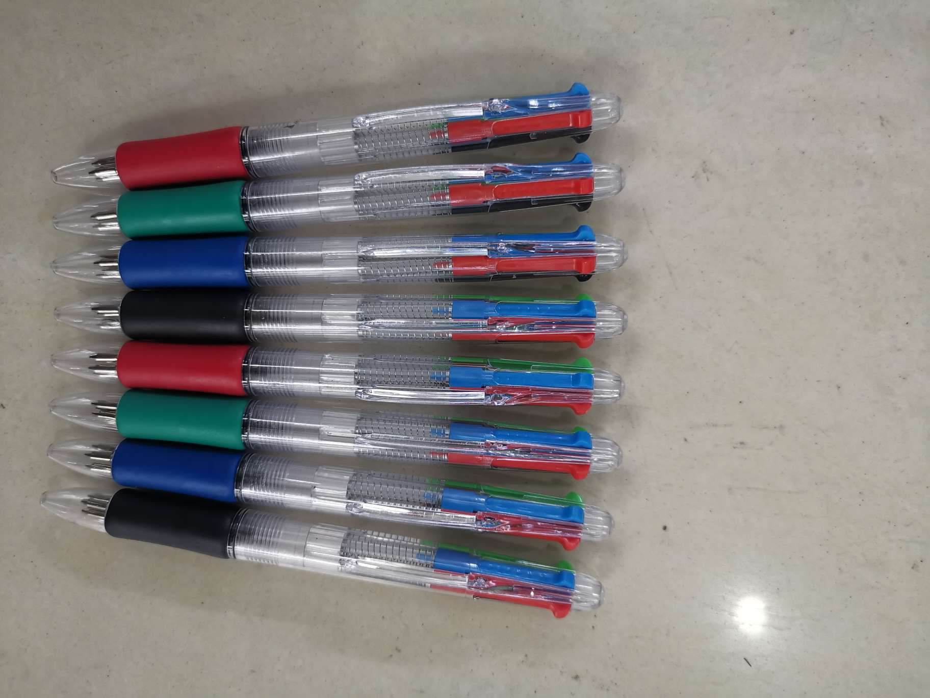 Four-color ballpoint pen with sheath Specification image
