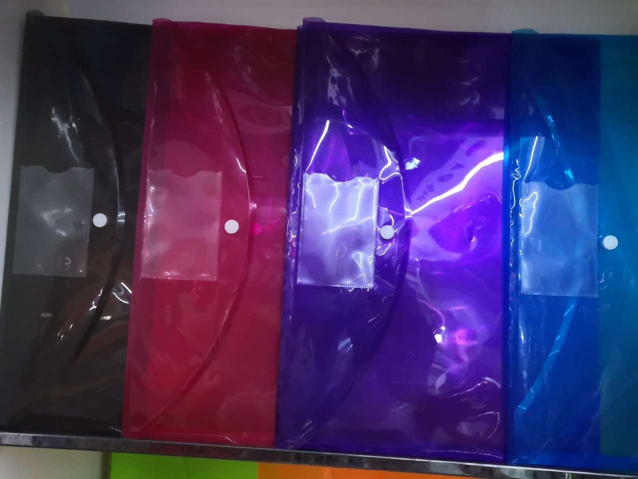 FC transparent color file bag thumbnail
