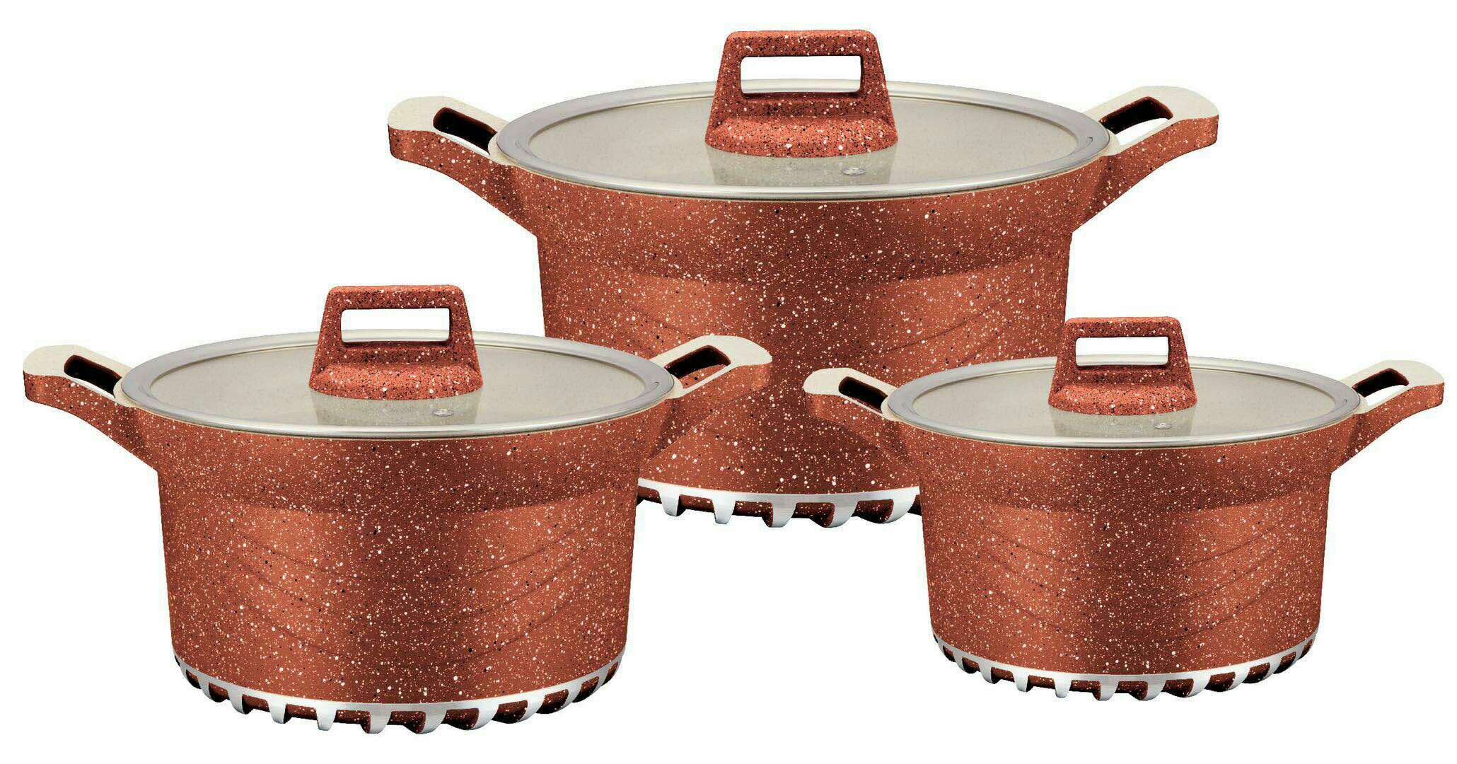 ARC  MArble DIE-casting POT 20-24-28cm