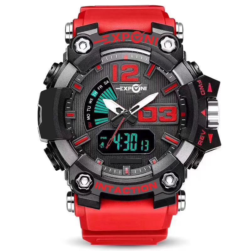 The latest trendy watches in 2020 for boys, junior high school students, children, teenagers, waterproof electronic watches, luminous sports, men's mechanical watches details Picture