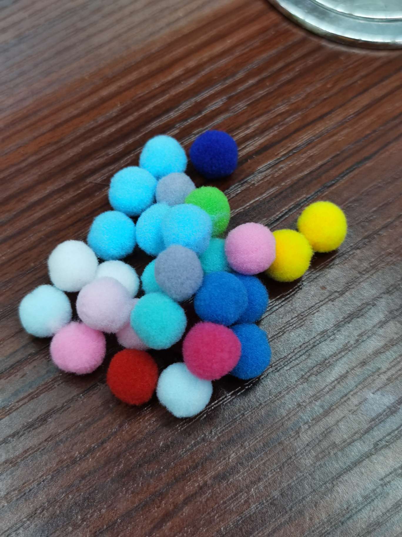 1cm高弹毛球 DIY创意手工材料毛绒球 饰品配件