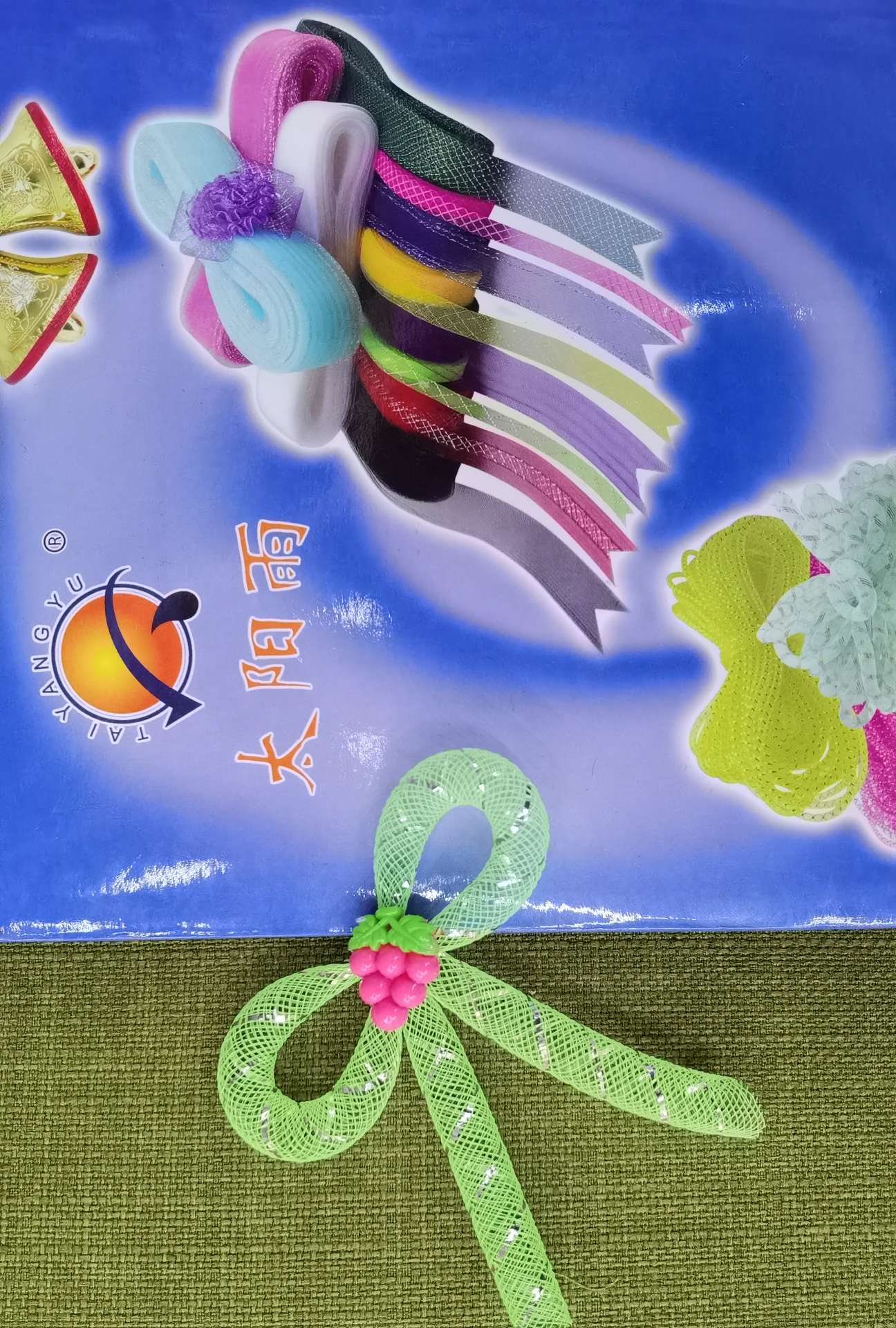 Sun Rain original manufacturer direct selling, elastic gauze, children's headband hairpin accessories, full figure