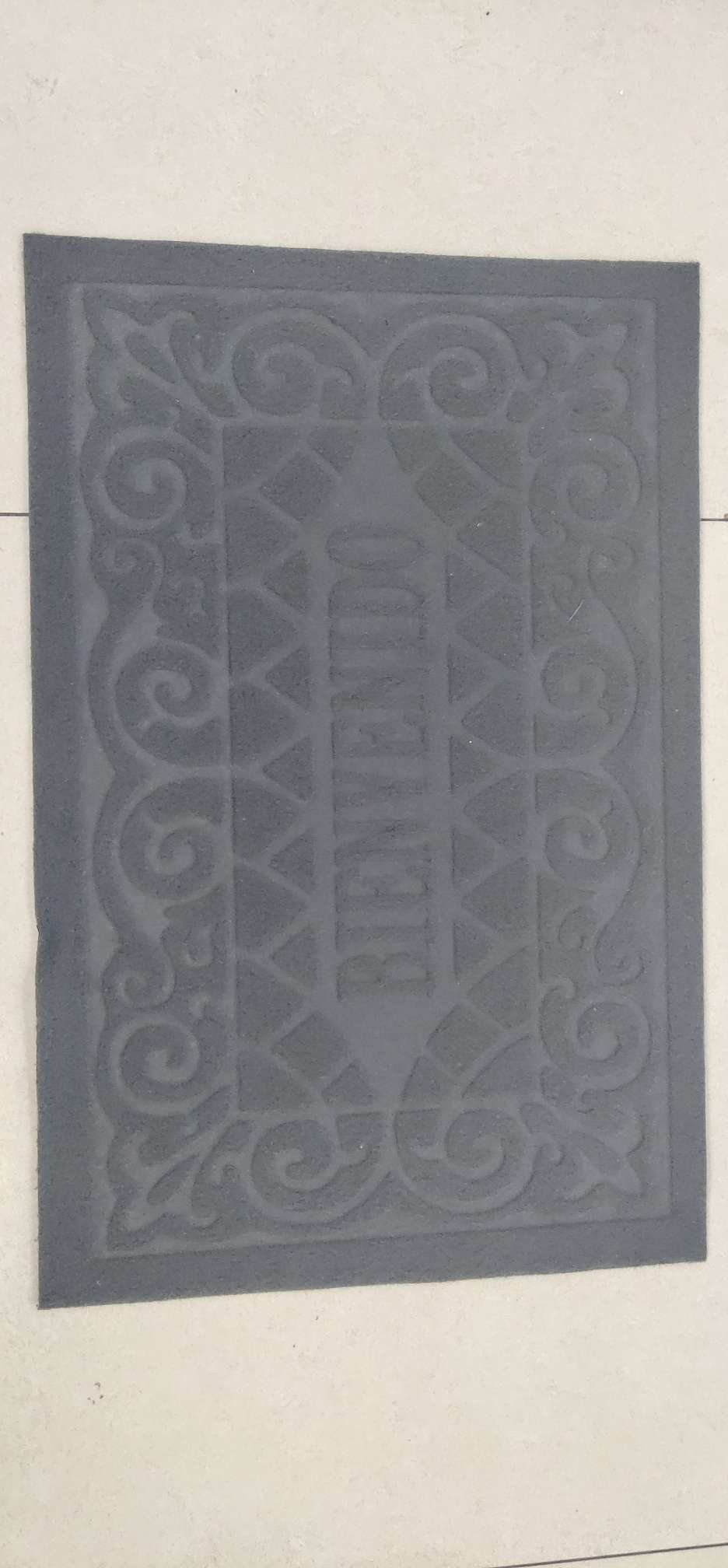 Grey Floor Mat Logistics Self-Care