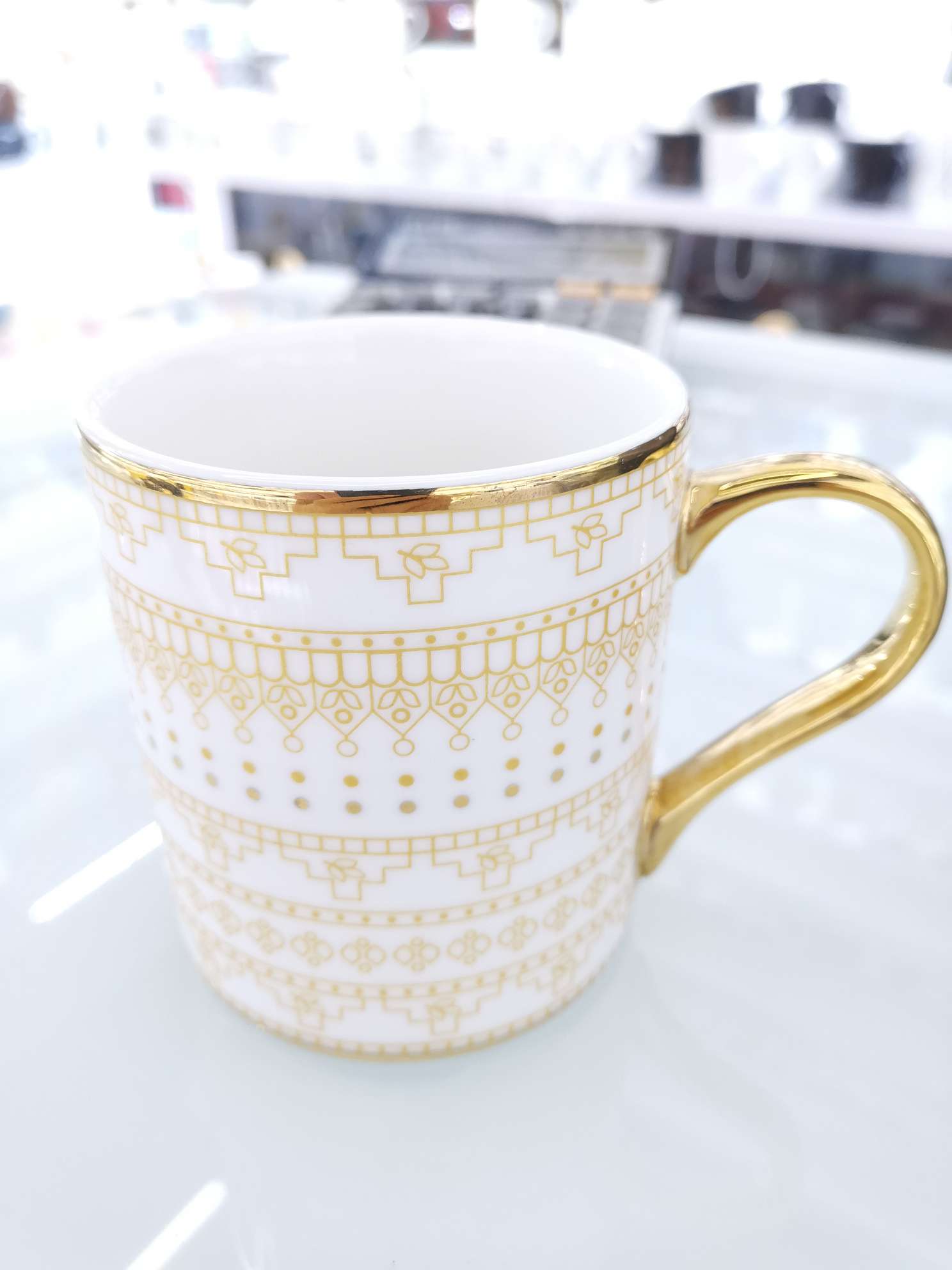 Gold-plated mugs, ceramic cups, water cups, coffee cups Specification image