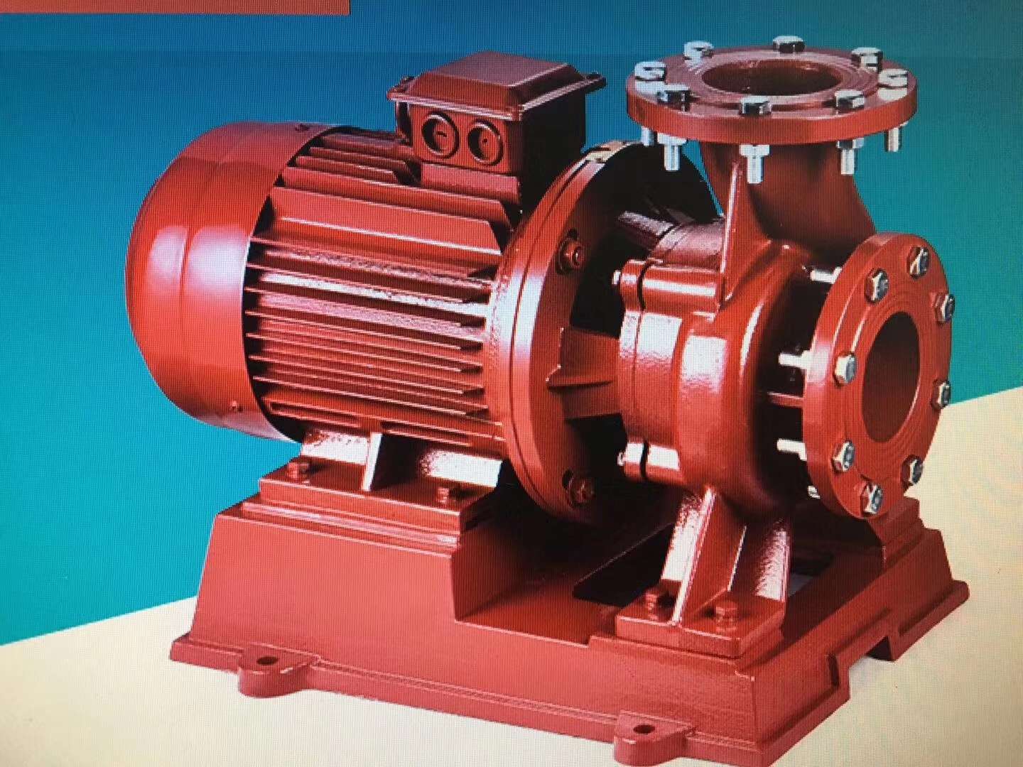 ISW type horizontal pipeline centrifugal pump for hot and cold water 1.5KW Item Picture