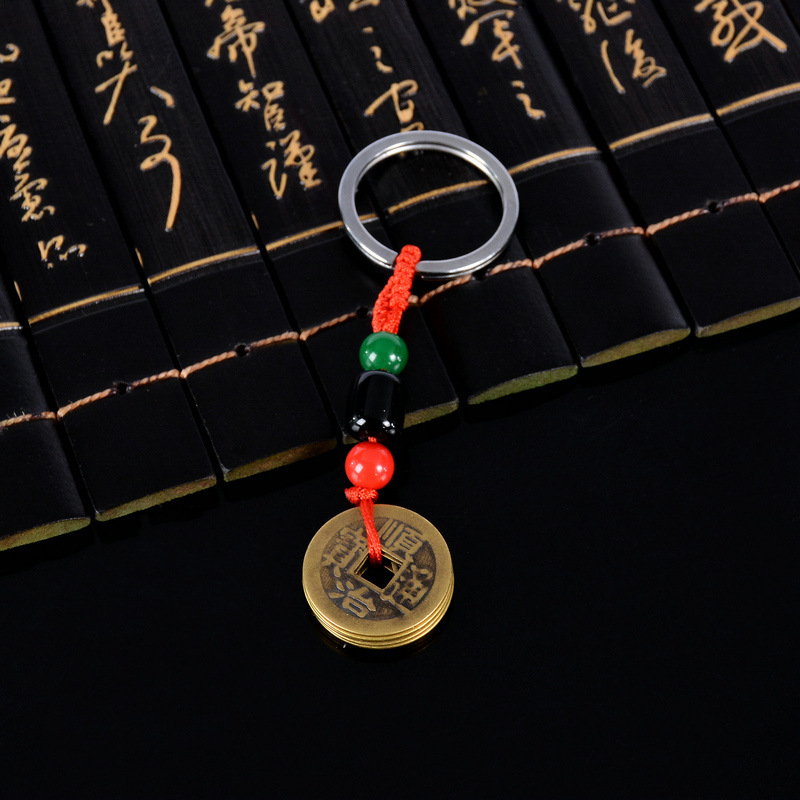 Wholesale of antique coins, genuine copper Five Emperors coins, keychains, pendants, decorative gifts and ornaments undefined