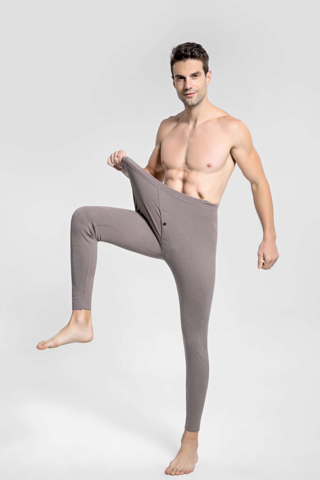 Cationic Thermal Pants 14 New Fashion Thermal Pants Single Close-Fitting Leggings Elastic Comfortable Long Pants
