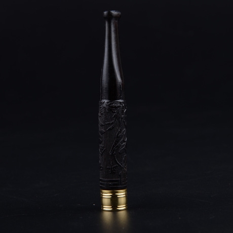 Factory wholesale of ebony filter pipes, ebony cigarette butts and solid wood filter smoking accessories in stock