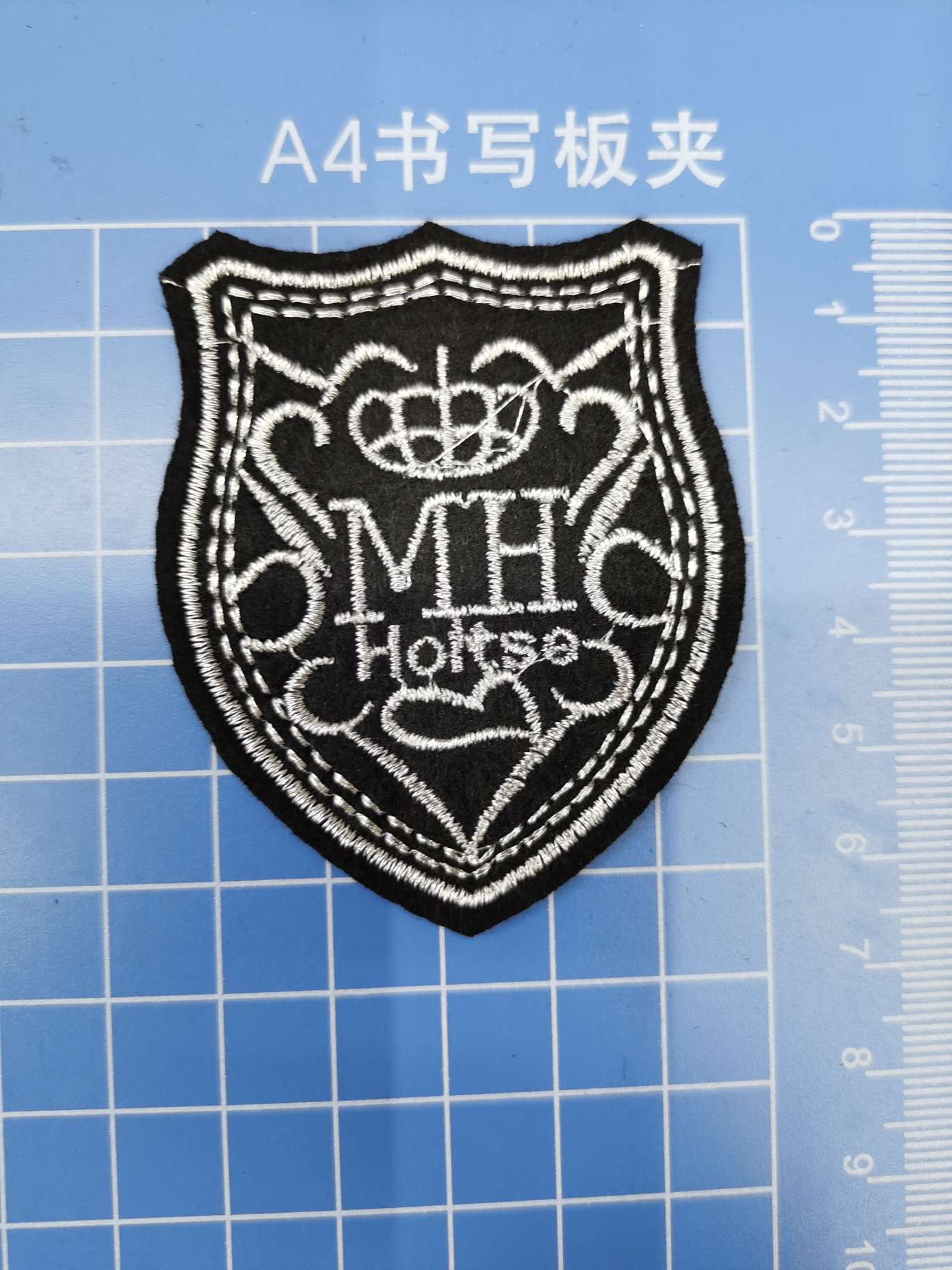 Silver thread badge