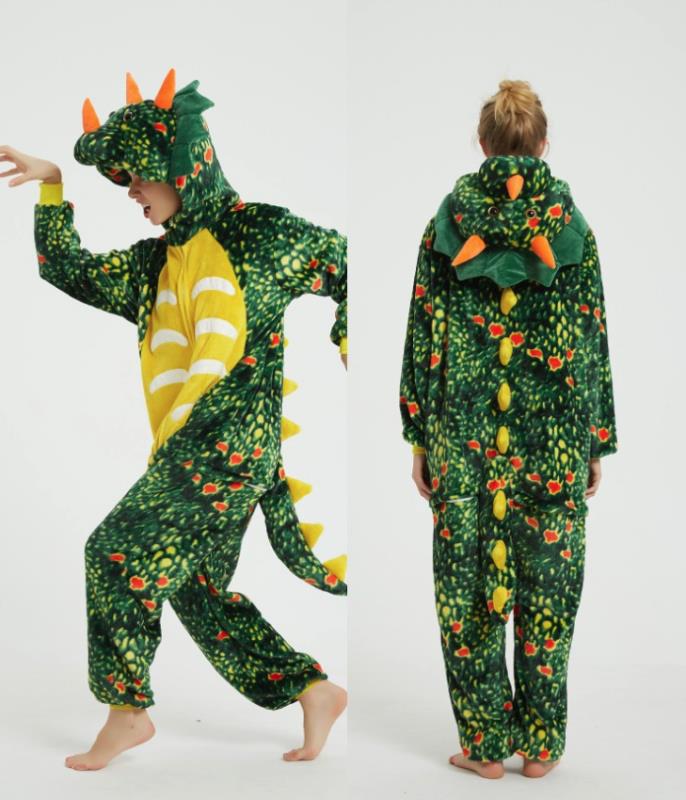 出口欧美新款三角龙不独角兽天马连体睡衣表演服饰产品图