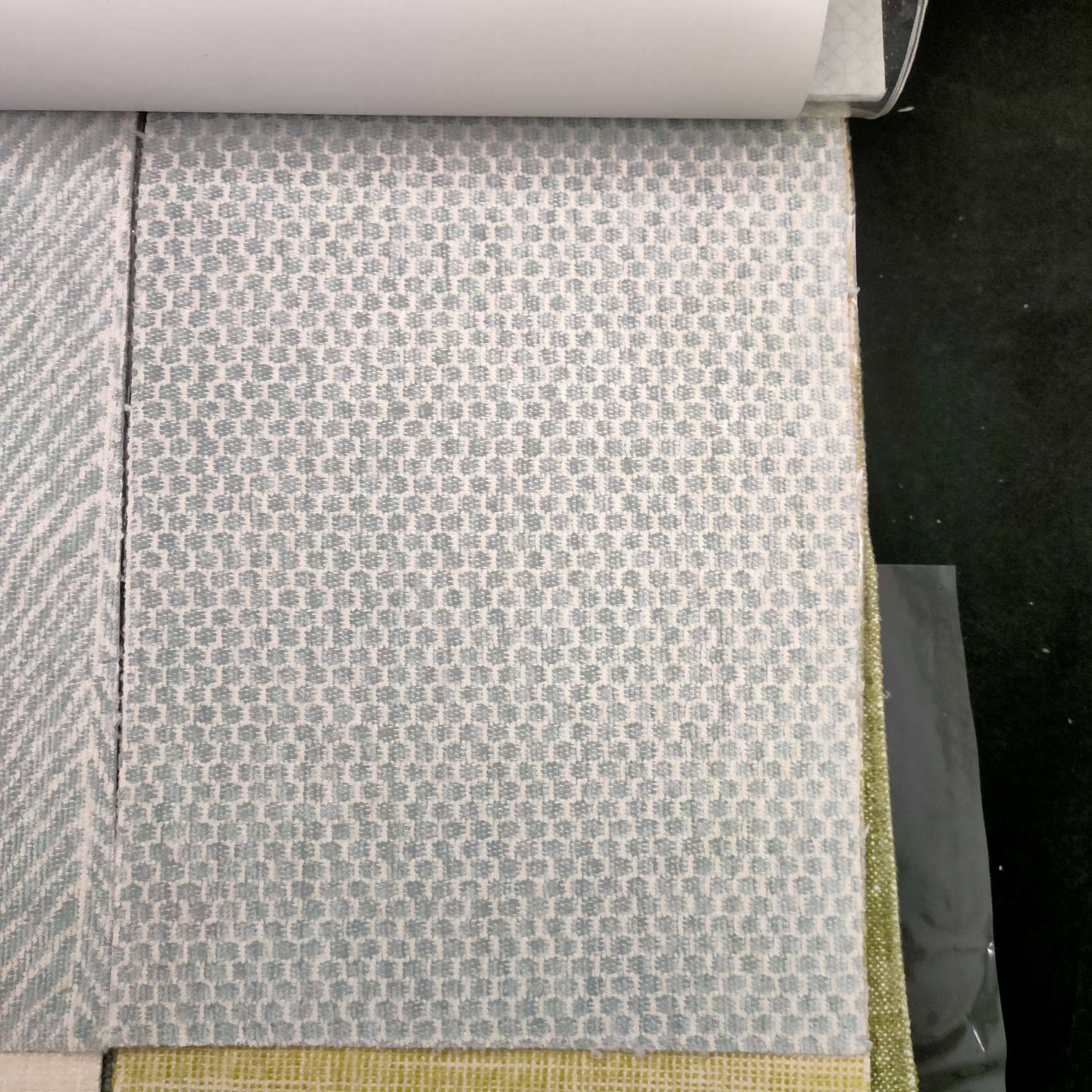 布艺窗帘实物图