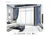 【 Haina 】2020 new Nordic simple and modern custom bay window living room, bedroom, study, children's room, full shading, double-sided linen fabric undefined