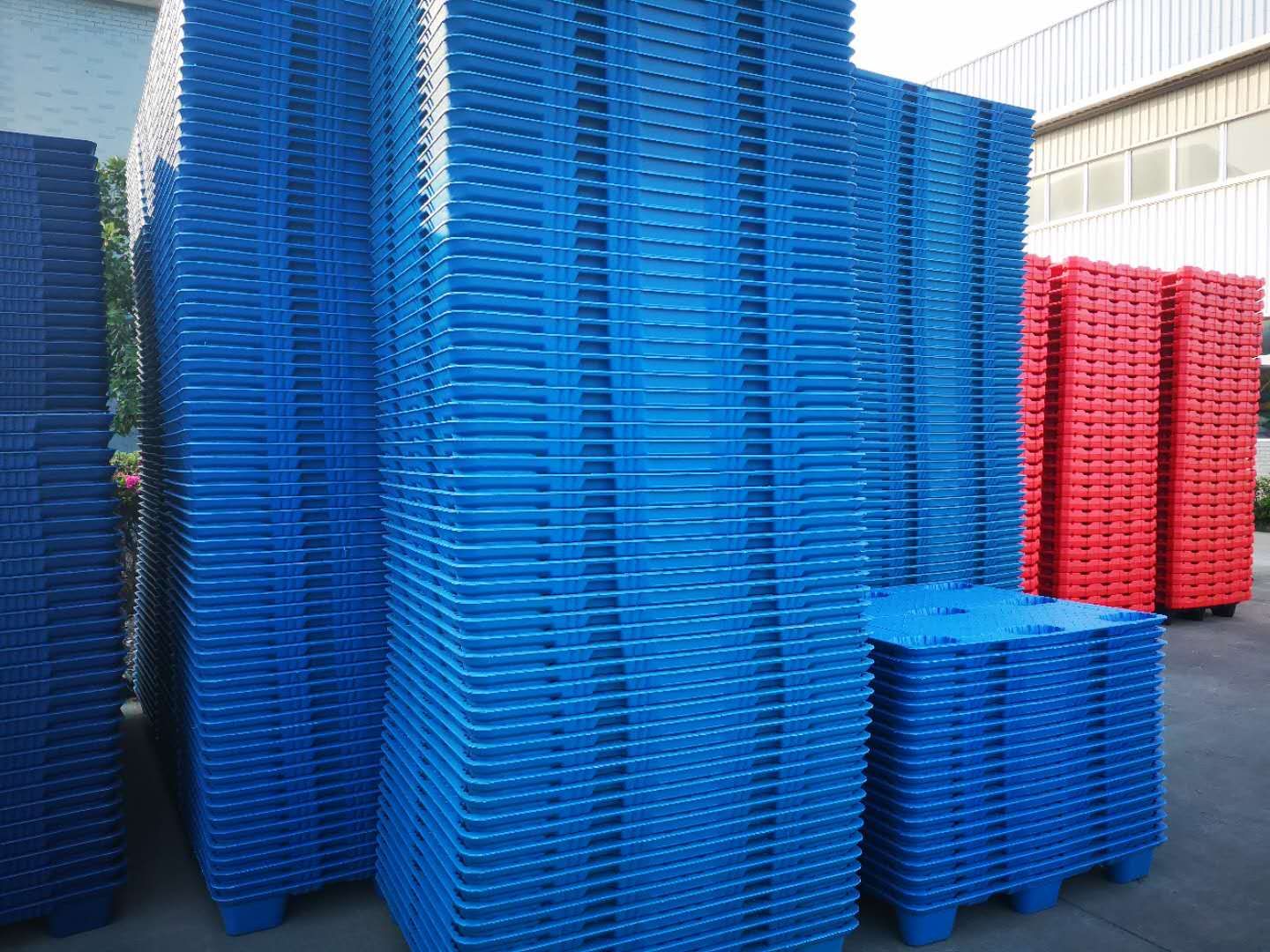 平板九脚吹塑塑料托盘载重2吨120*100详情图8